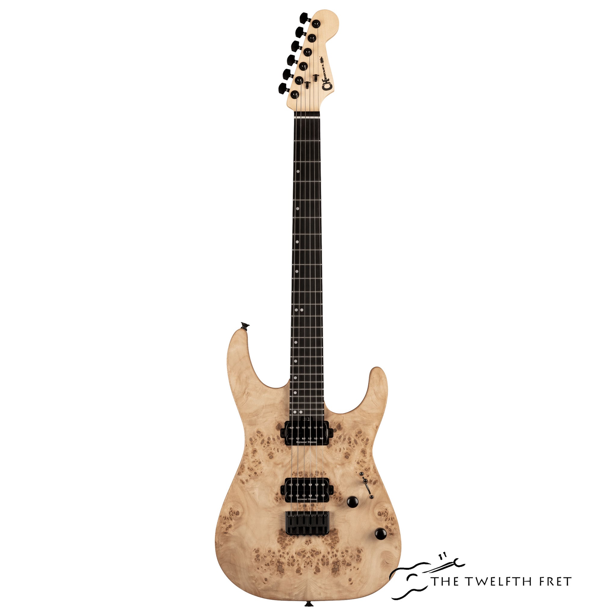 Charvel Pro-Mod DK24 HH HT E Mahogany with Poplar Burl Electric Guitar - The Twelfth Fret