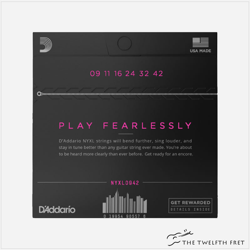 D'Addario NYXL Electric Guitar Strings (NYXL-0942) Super Light - The Twelfth Fret