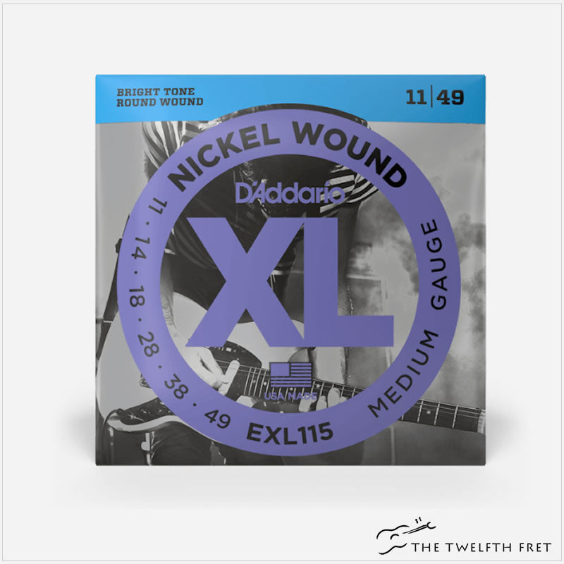 D'Addario XL Nickel EXL115 Medium - The Twelfth Fret