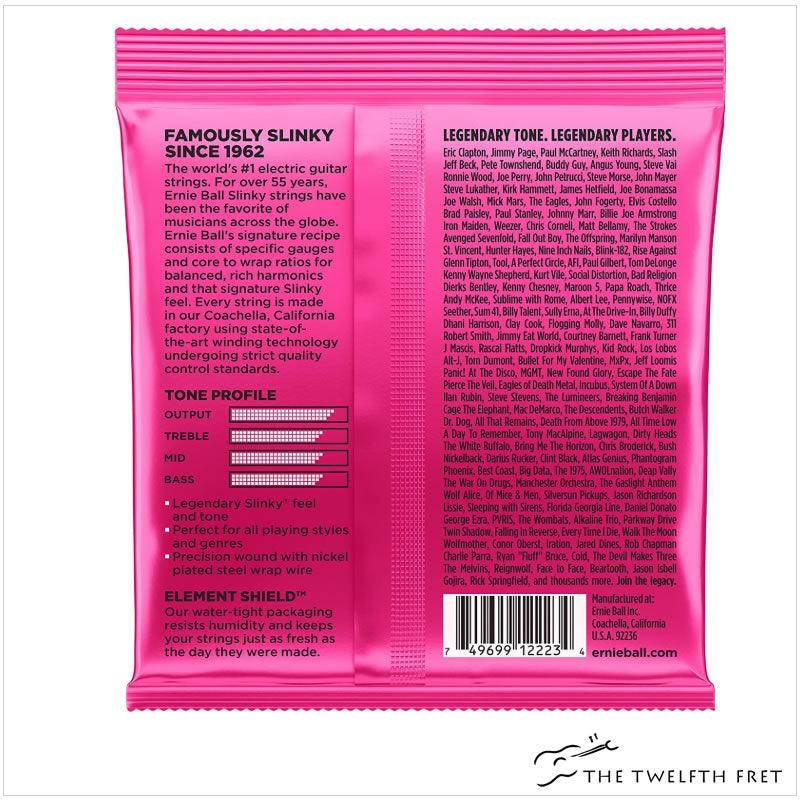 Ernie Ball Slinky Guitar Strings - The Twelfth Fret