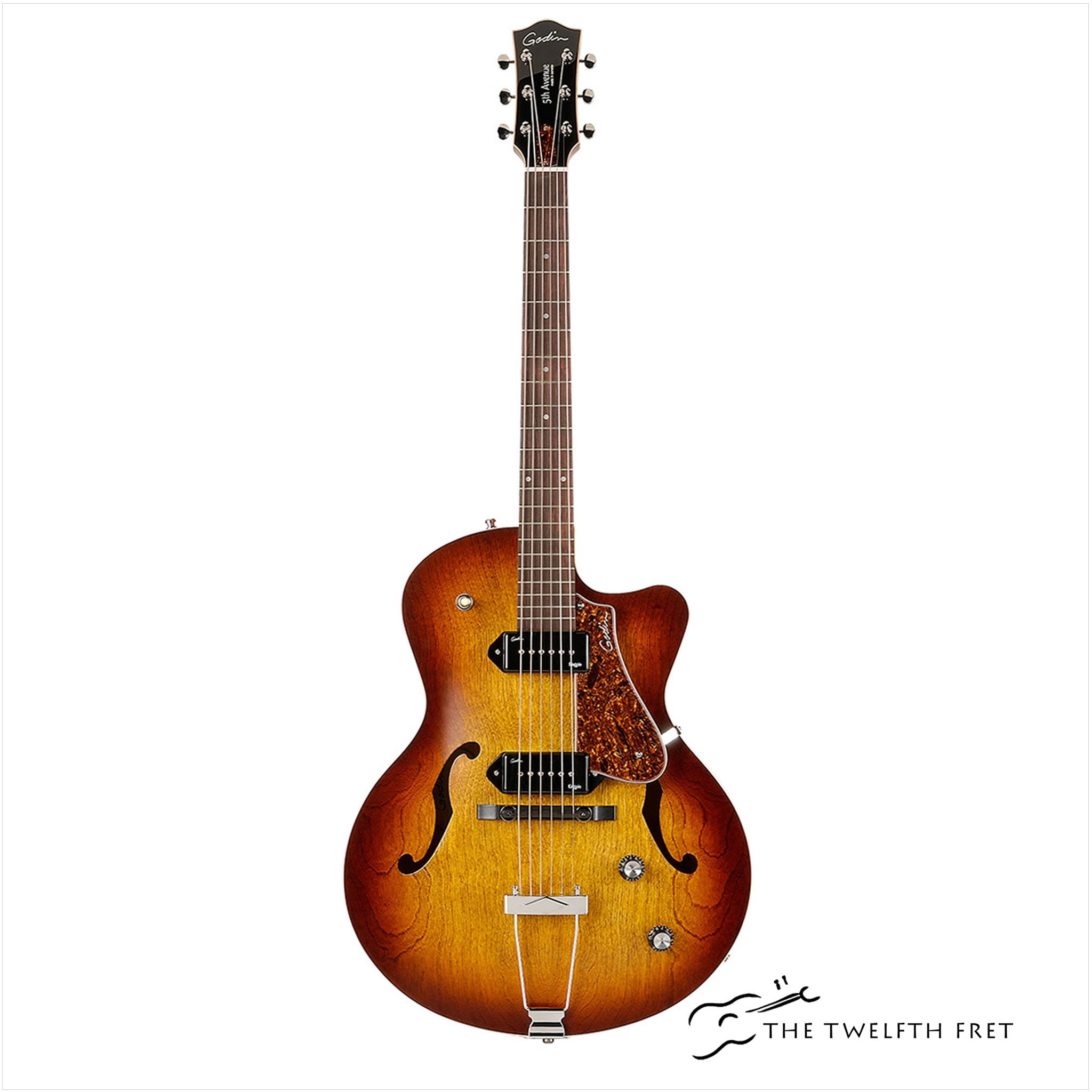 Godin 5th Avenue CW Kingpin II Hollowbody Electric Guitar - The Twelfth Fret