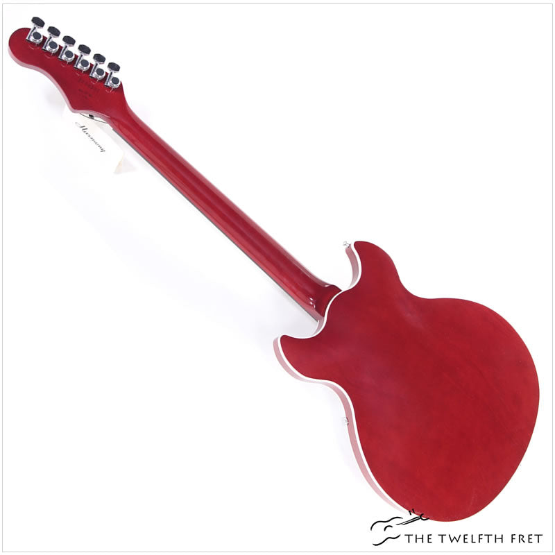 Harmony Comet Trans Red Semi-Hollowbody - The Twelfth Fret