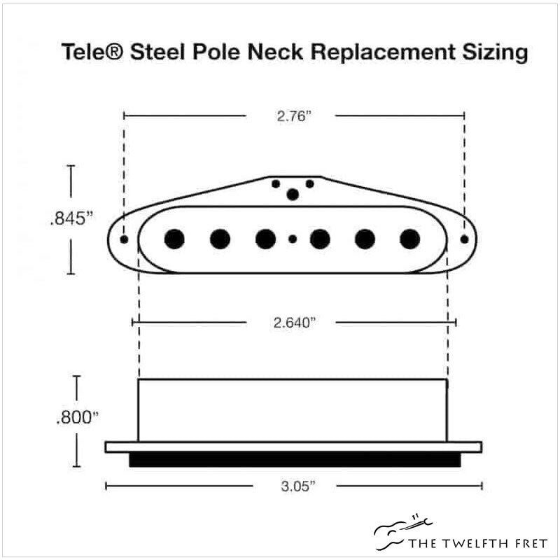 Lindy Fralin Steel Pole 43 Telecaster Pickup Set