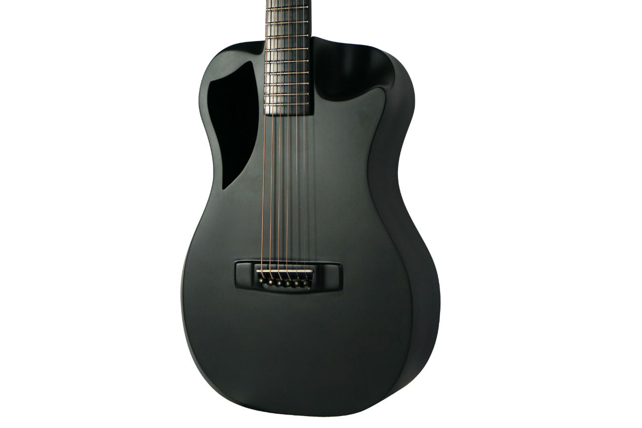 Journey Matte Black Carbon Travel Guitar