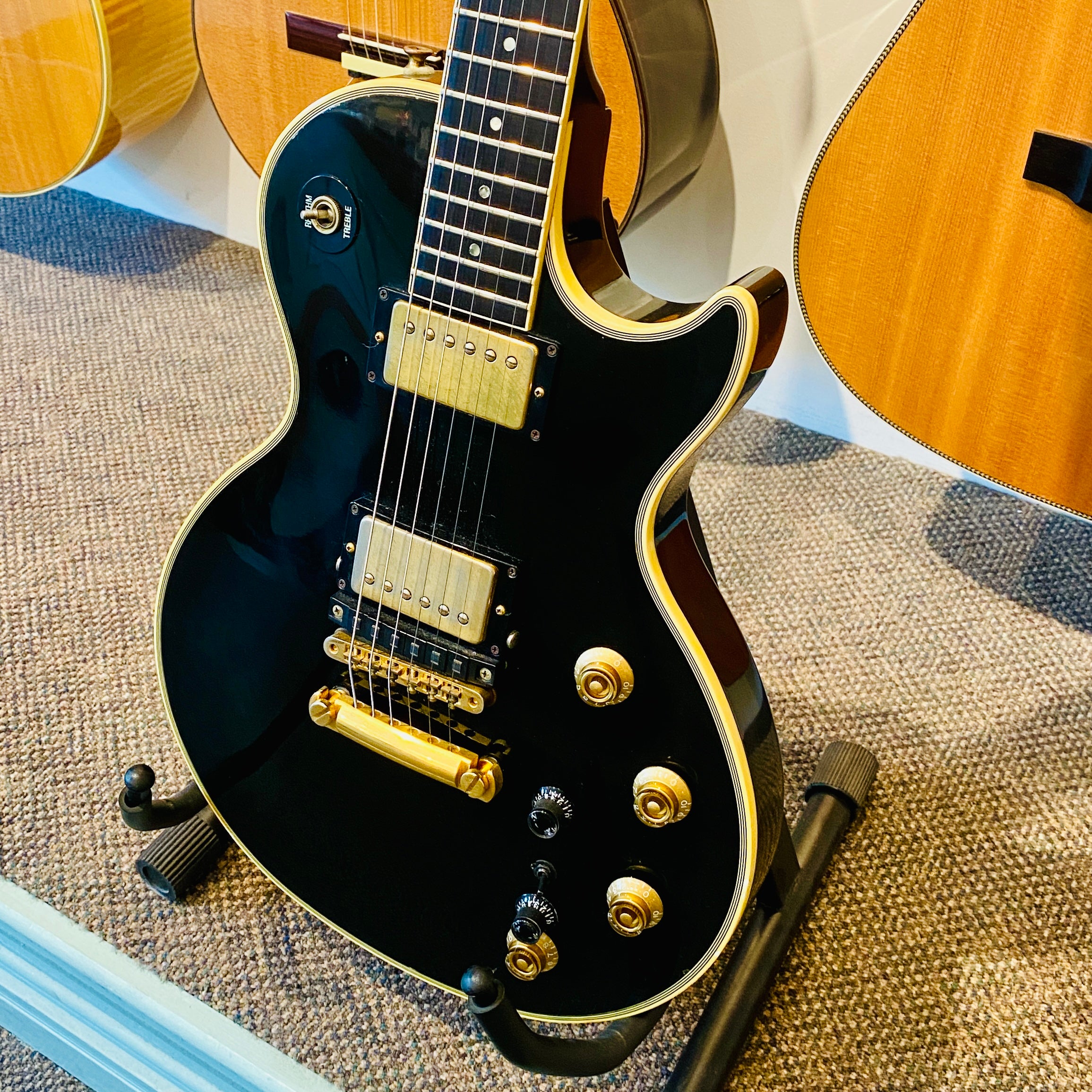 Gibson CS Les Paul Studio Custom Roland Ready Solidbody Electric Guitar, 1986 [USED]