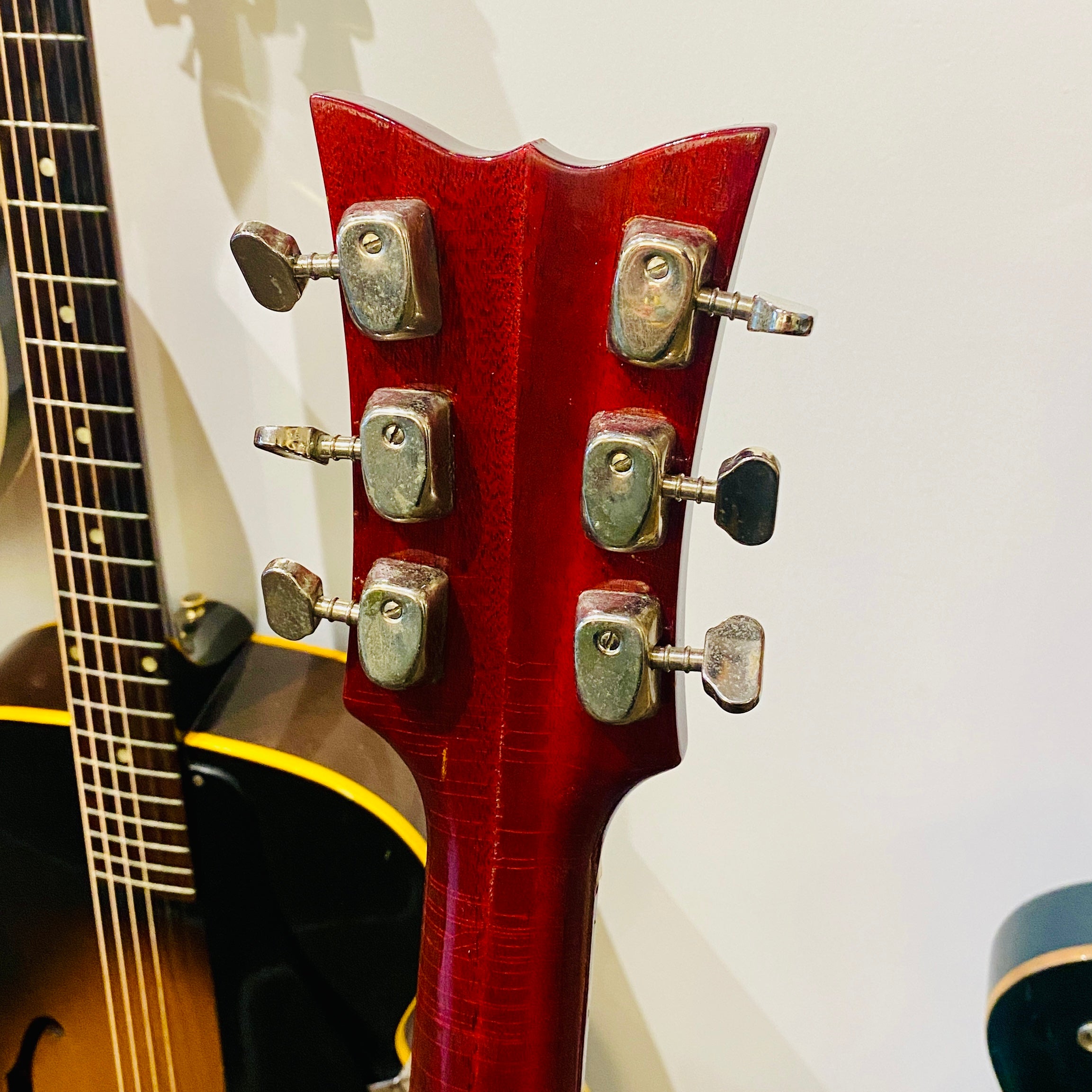 Hagstrom HIIN Red Electric Guitar, 1971 [USED]