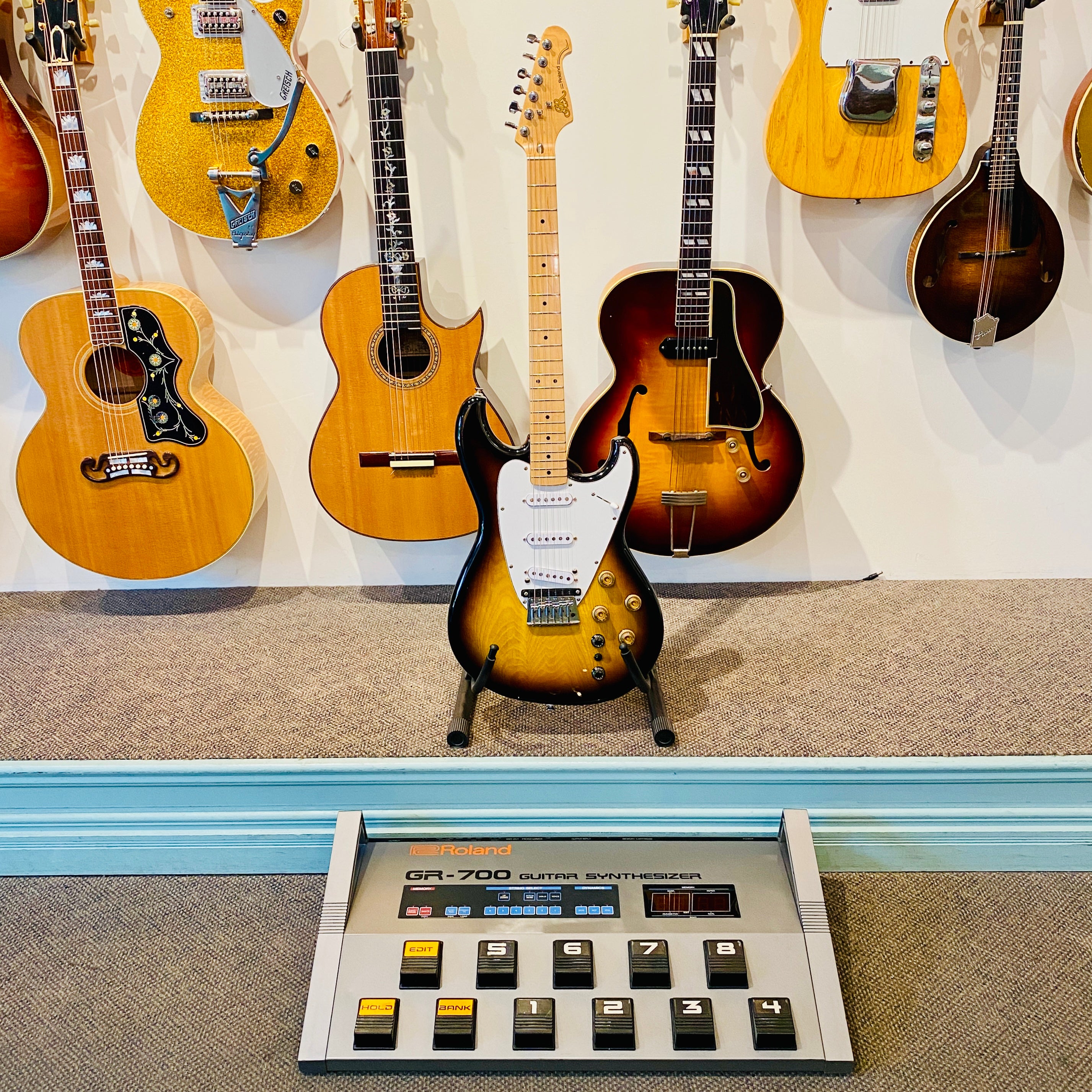 Roland G-505 Solidbody Electric Guitar and GR-707 Synth 1983-84 [USED]