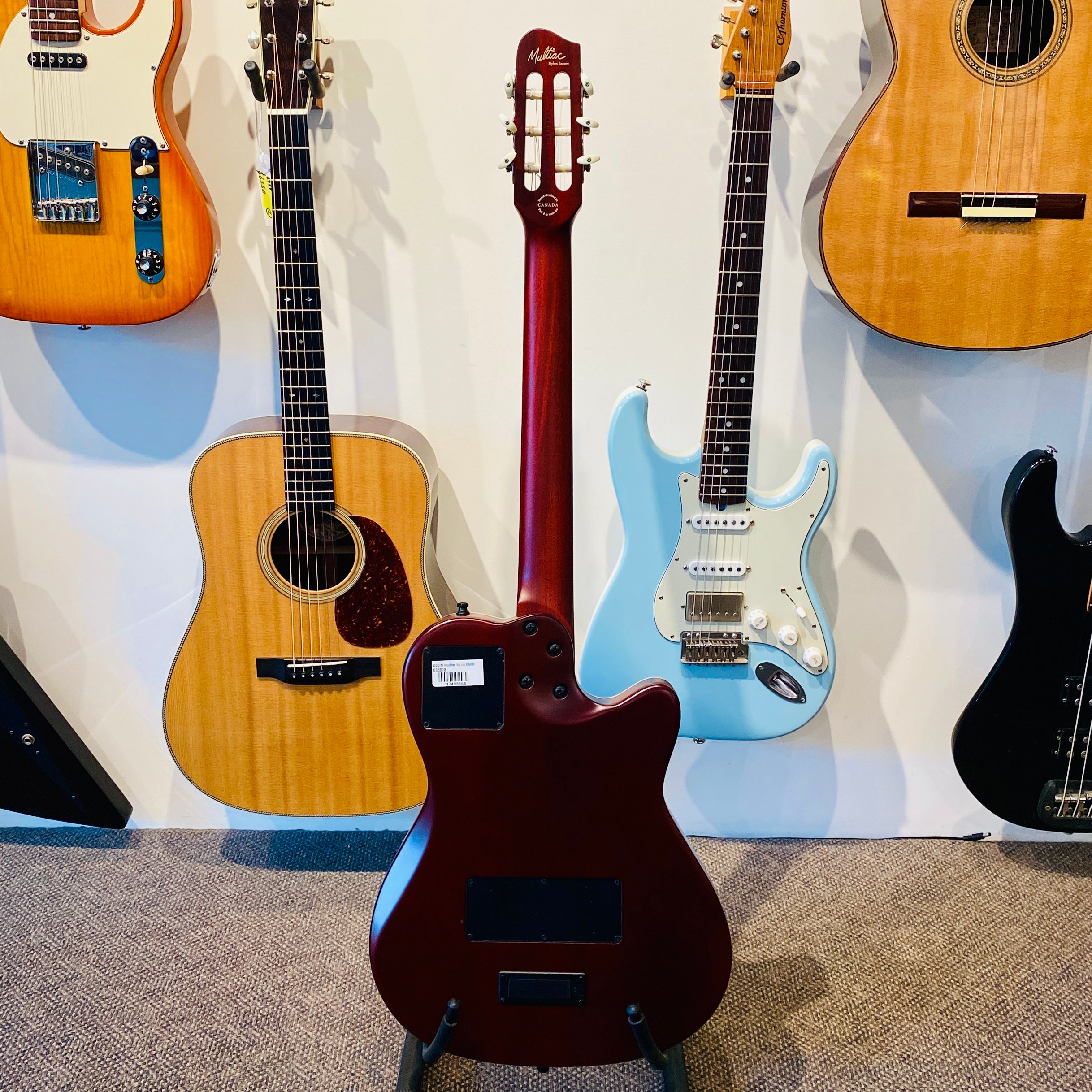 Godin Multiac Encore Nylon Electric Guitar Left Handed 2017 [USED]