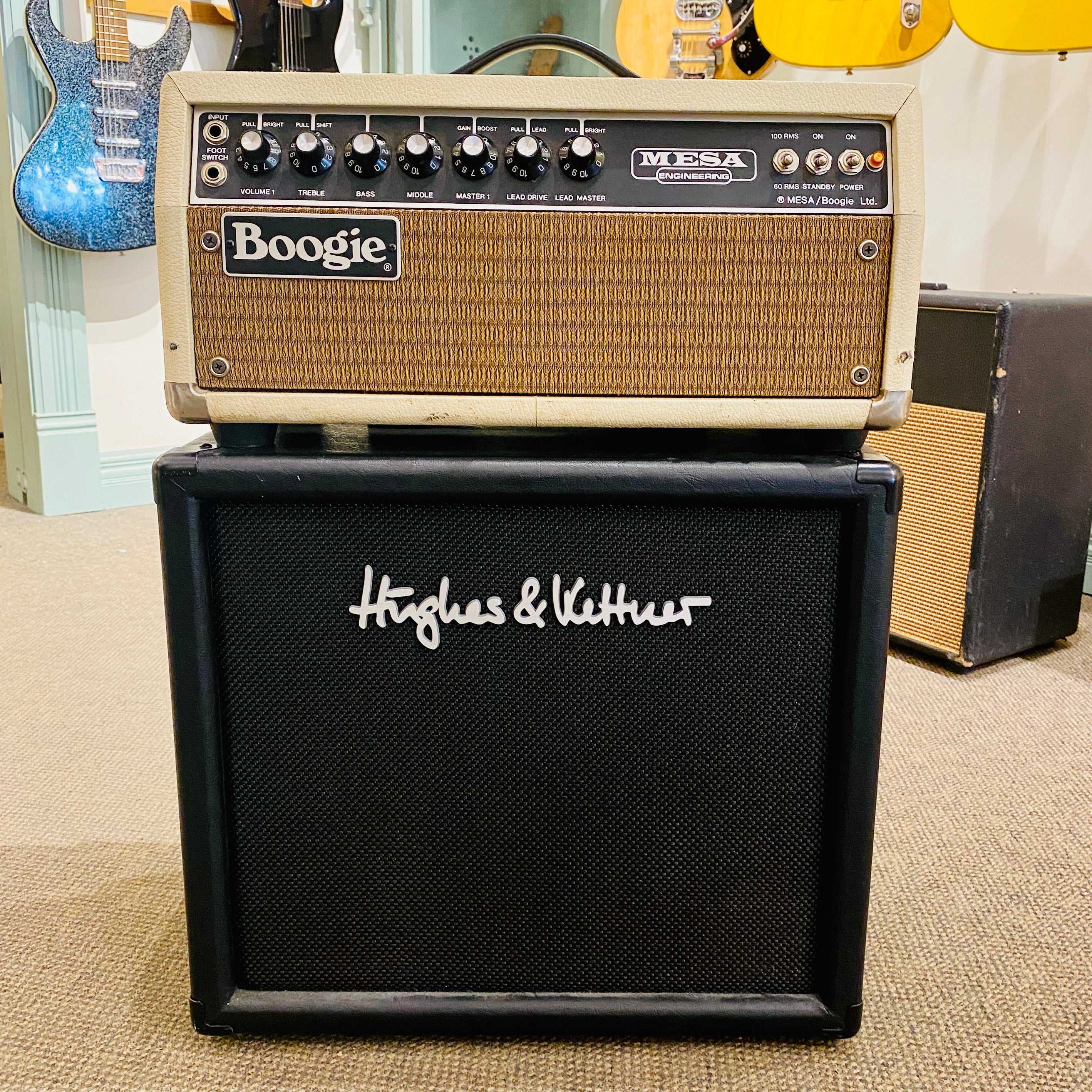 Mesa Boogie Mark 2B head 1981/ Hughes & Kettner TM112 Cabinet [USED]