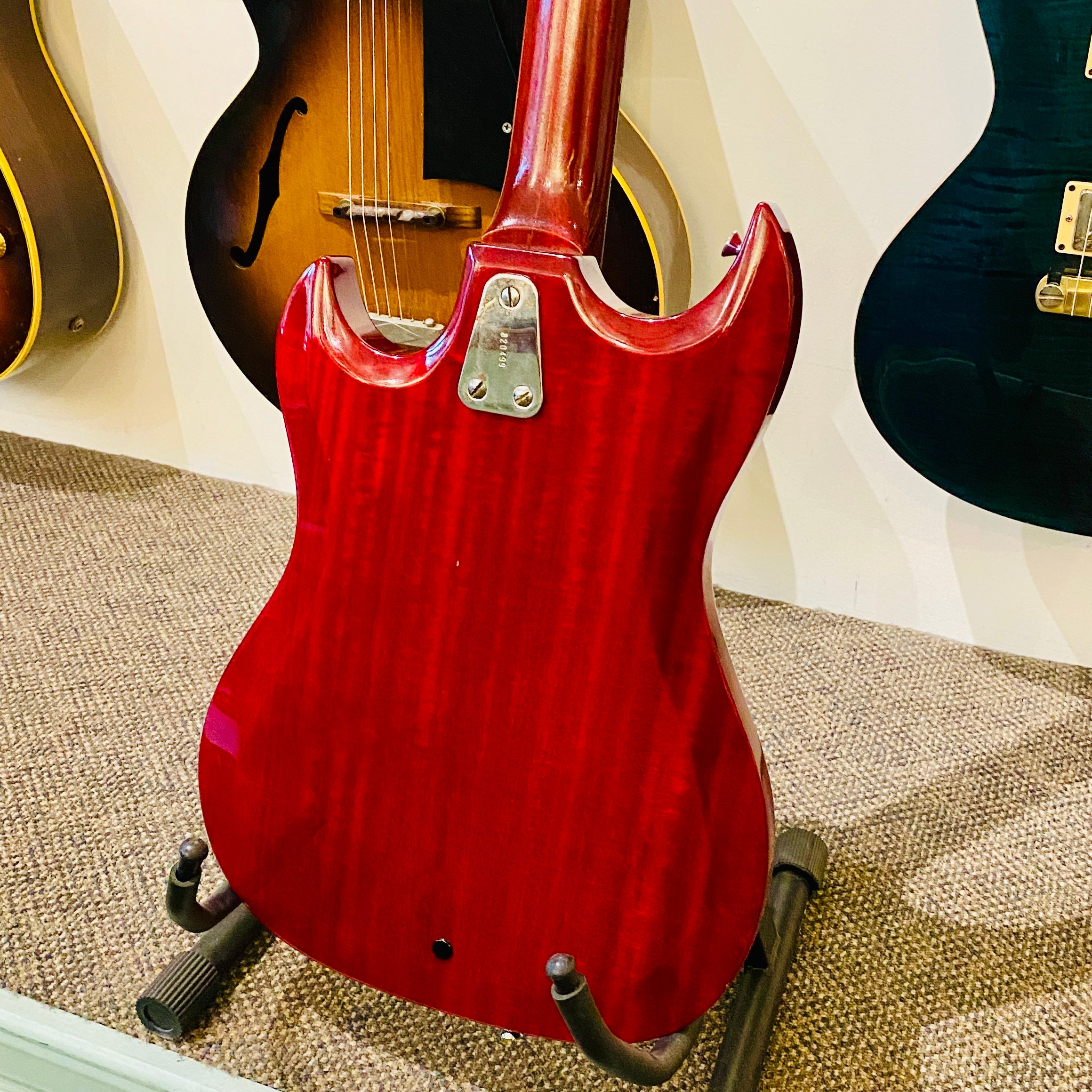 Hagstrom HIIN Red Electric Guitar, 1971 [USED]