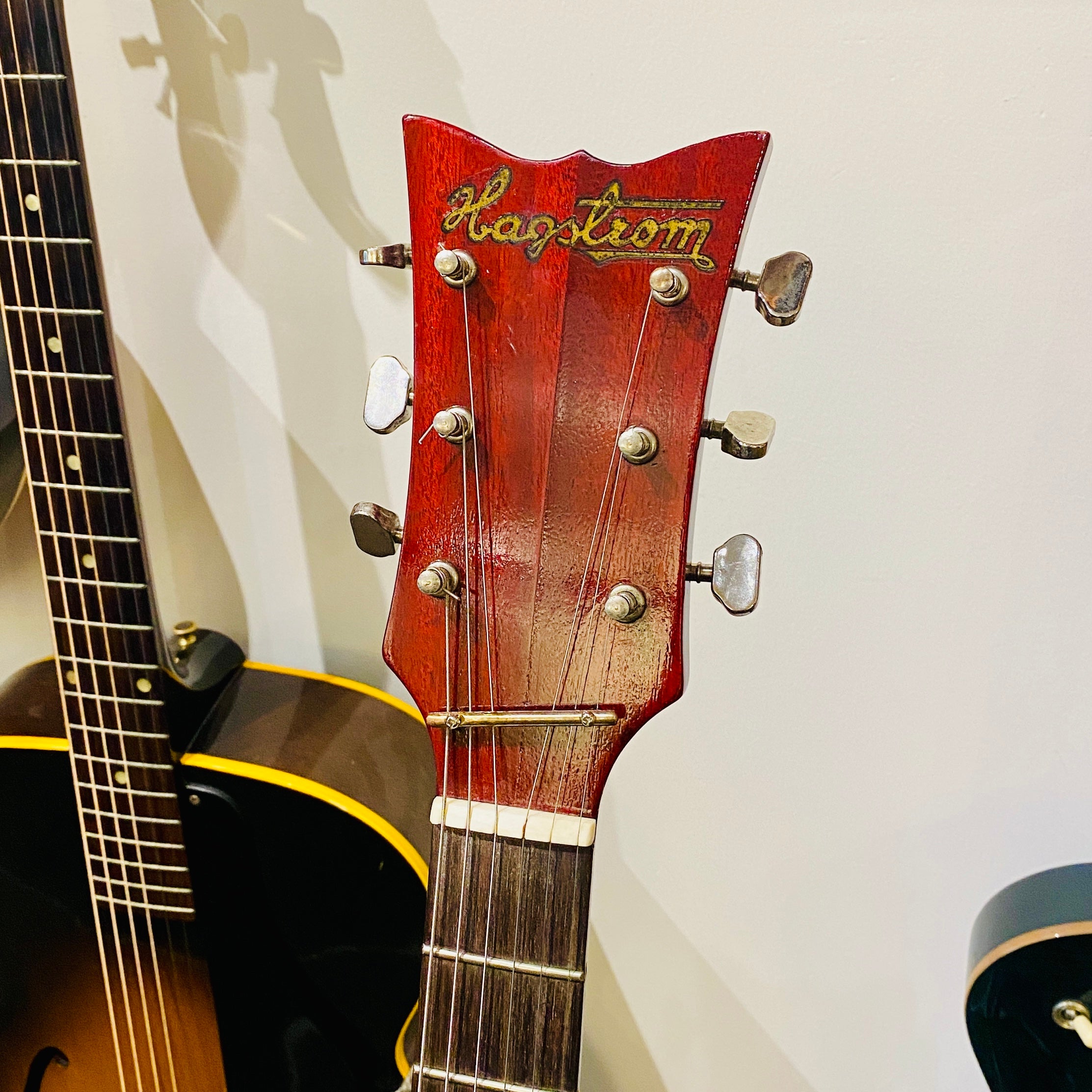 Hagstrom HIIN Red Electric Guitar, 1971 [USED]