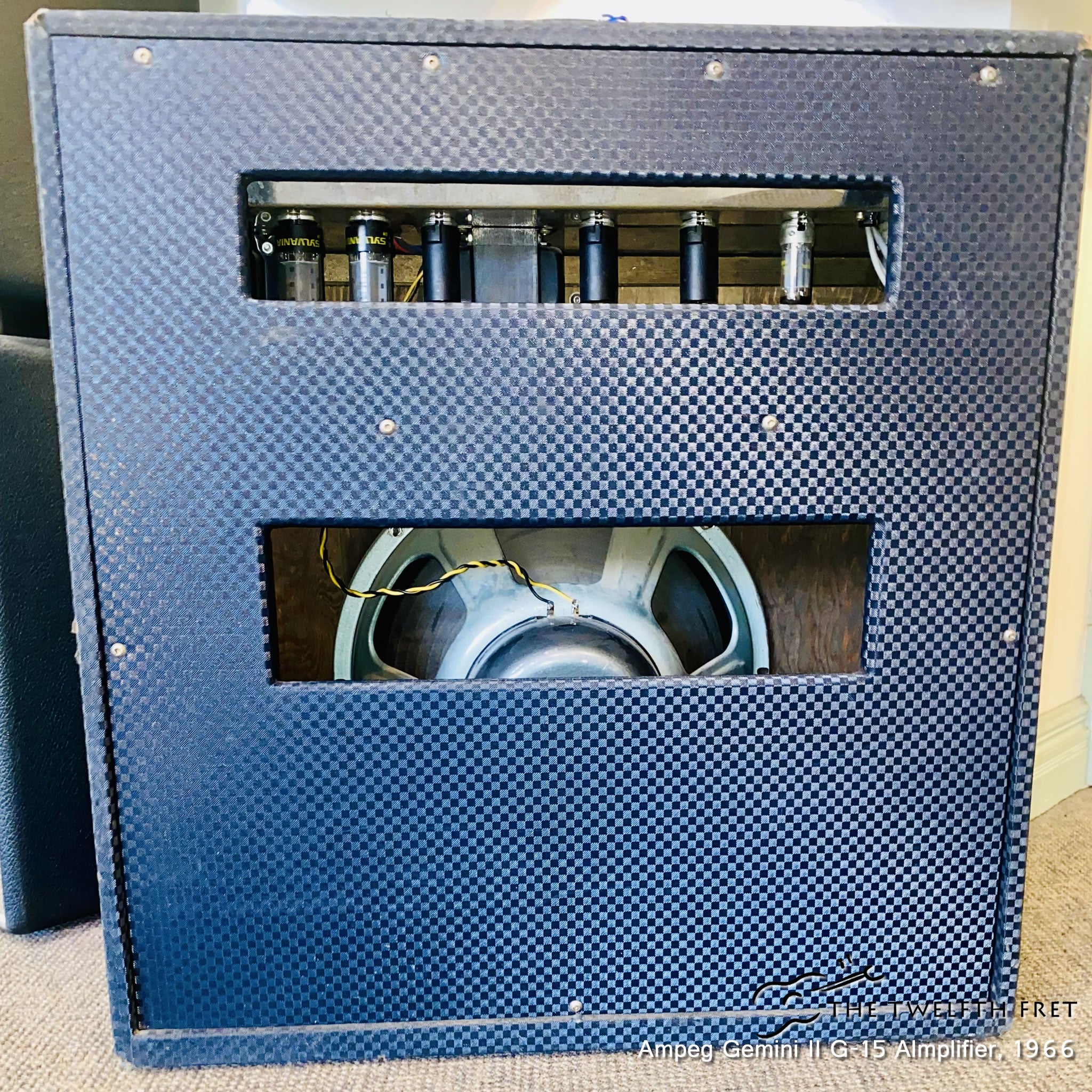 Ampeg Gemini II G-15 Amplifier, 1966 - [USED] - The Twelfth Fret