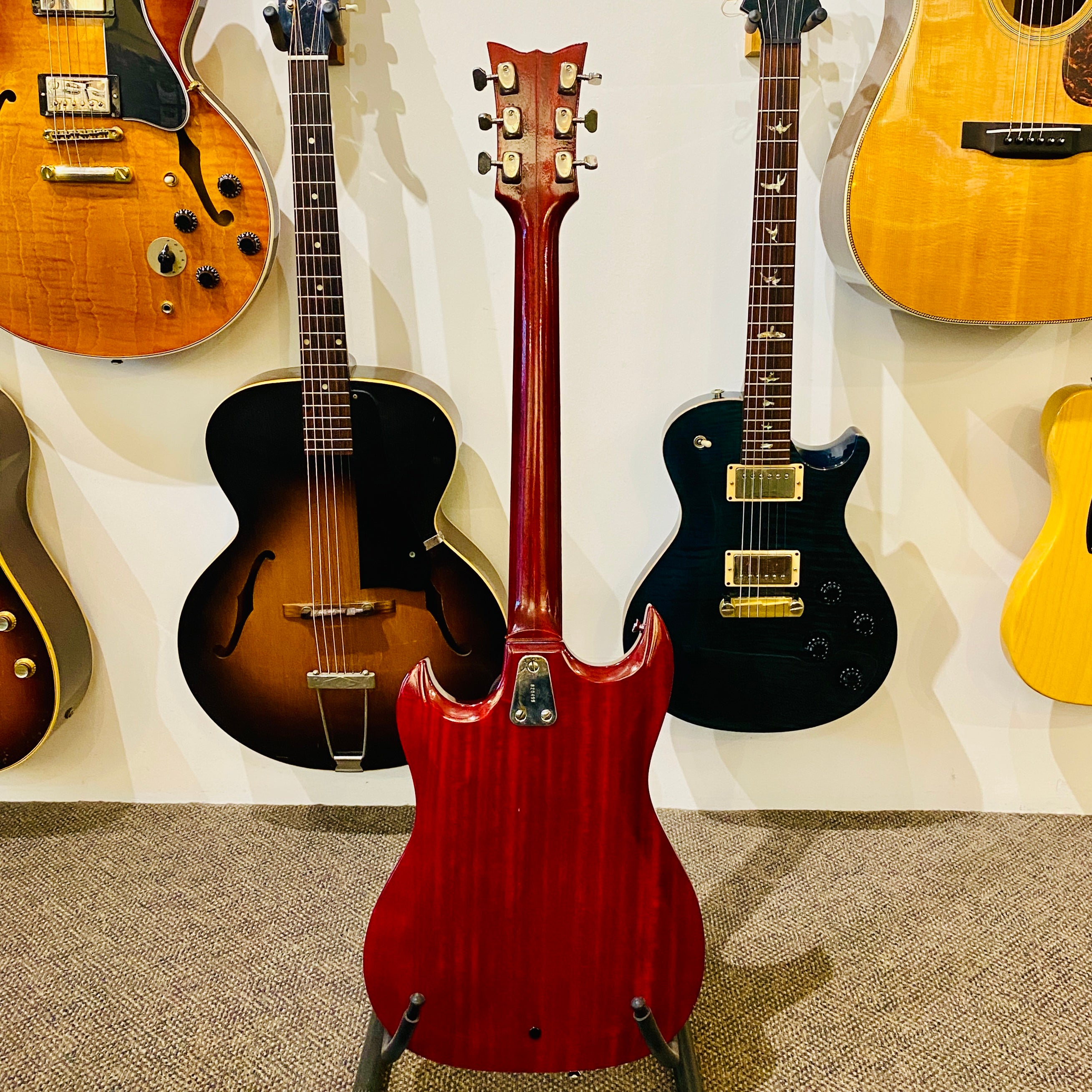 Hagstrom HIIN Red Electric Guitar, 1971 [USED]