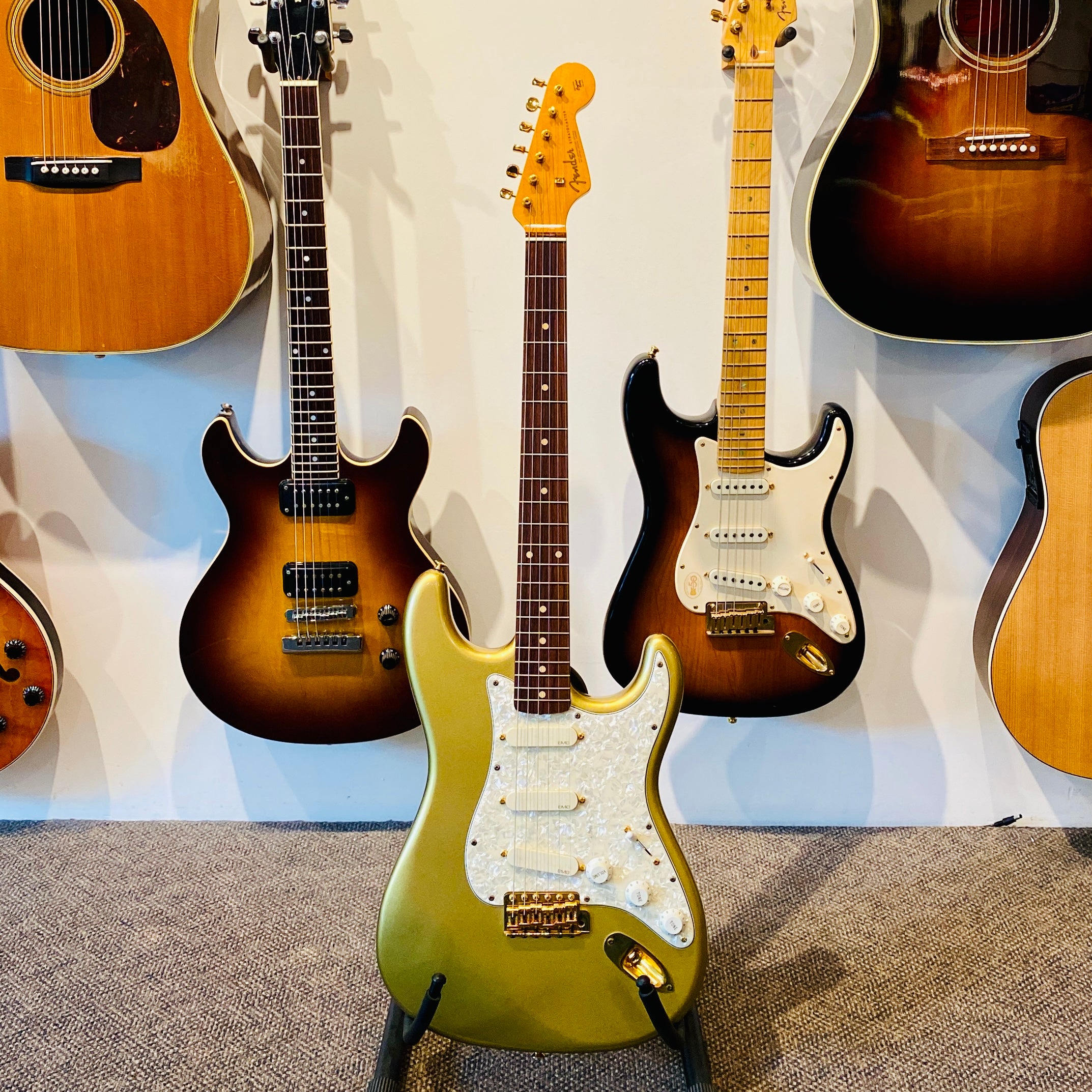 Partscaster Solidbody Electric Guitar Shoreline Gold [USED]