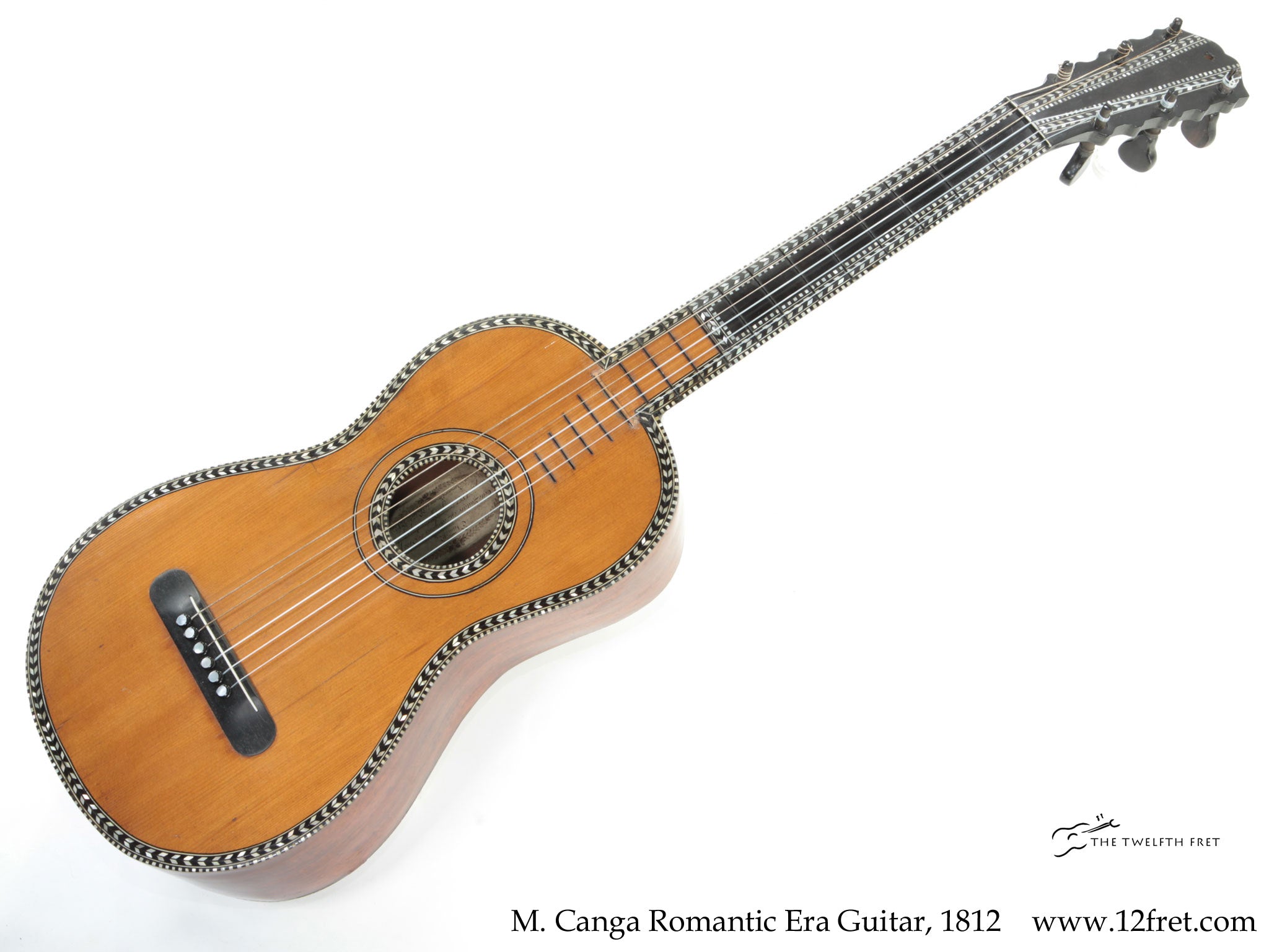 M. Canga Romantic Era Guitar, 1812 - The Twelfth Fret