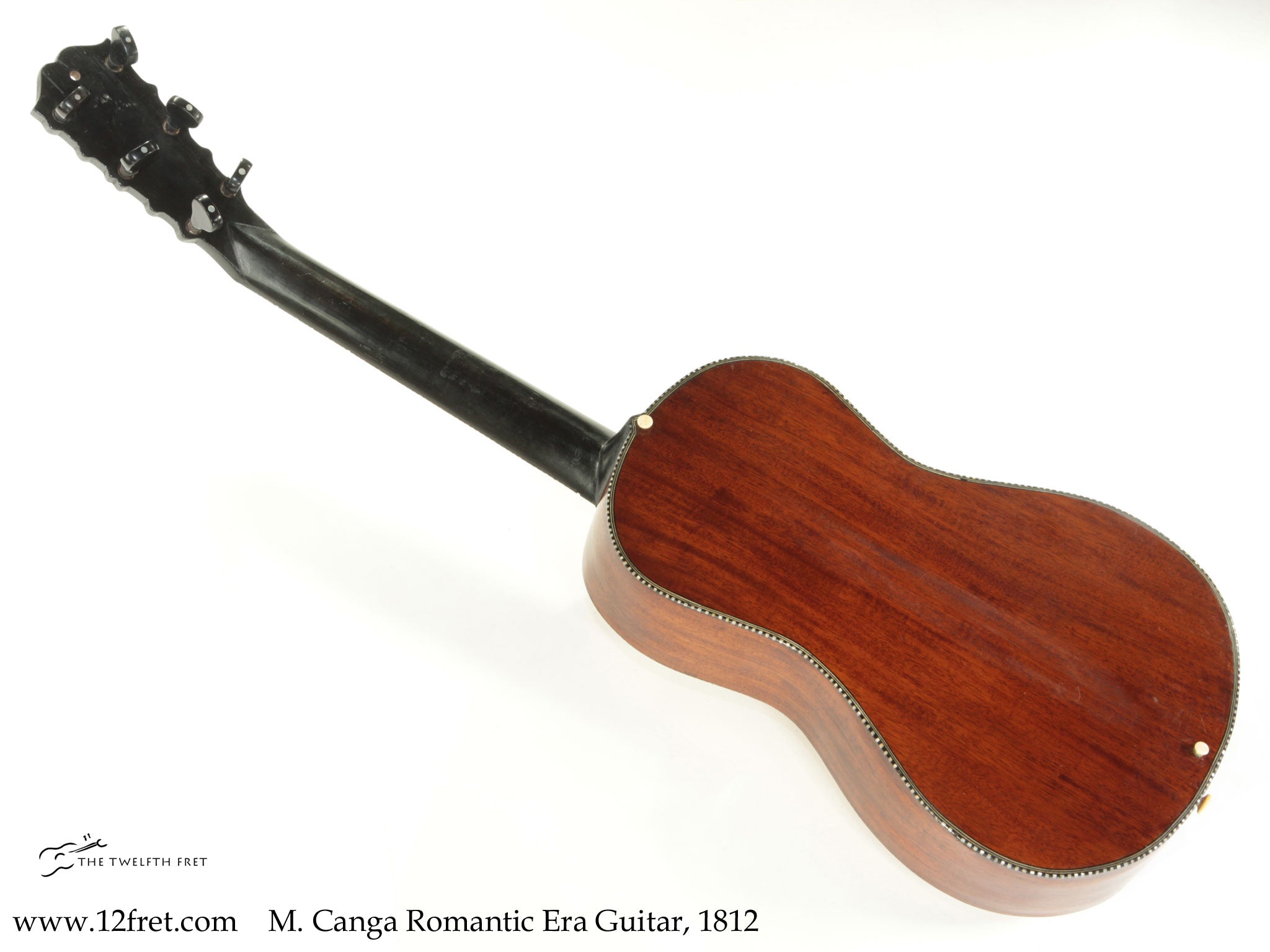 M. Canga Romantic Era Guitar, 1812 - The Twelfth Fret