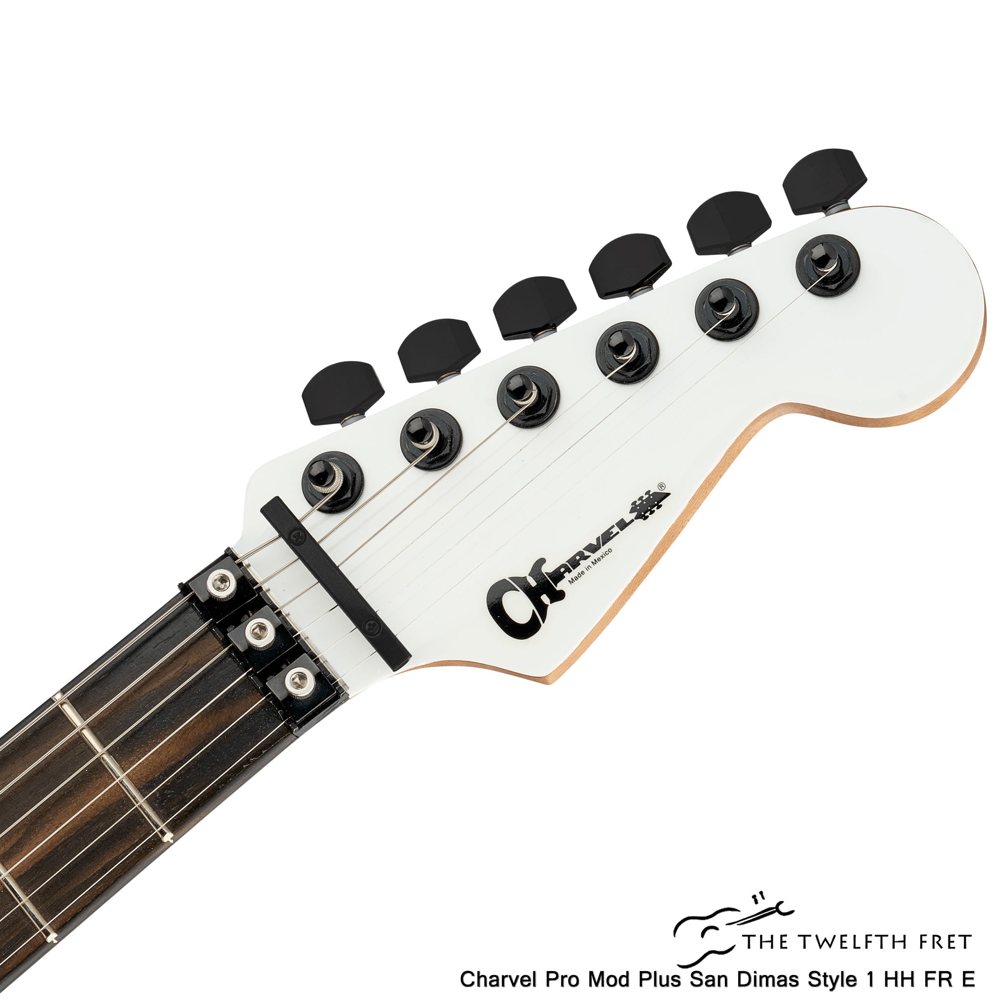 Charvel Pro Mod Plus San Dimas Style 1 HH FR E Snow White Electric Guitar - The Twelfth Fret