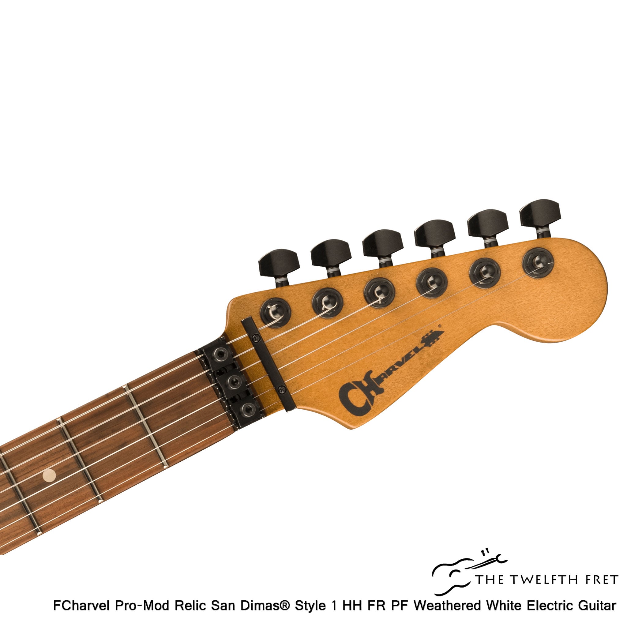 Charvel Pro-Mod Relic San Dimas Style 1 HH FR PF Weathered White