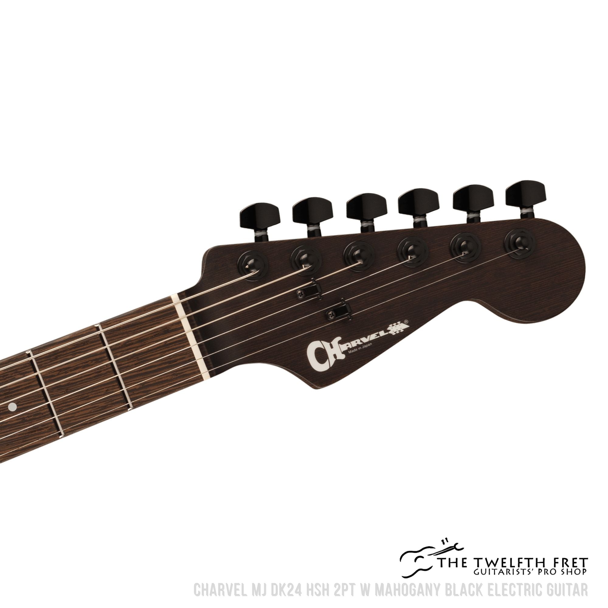 CharvelMJ-DK24-HSH-2PT-W-Mahogany-Black-Electric-Guitar