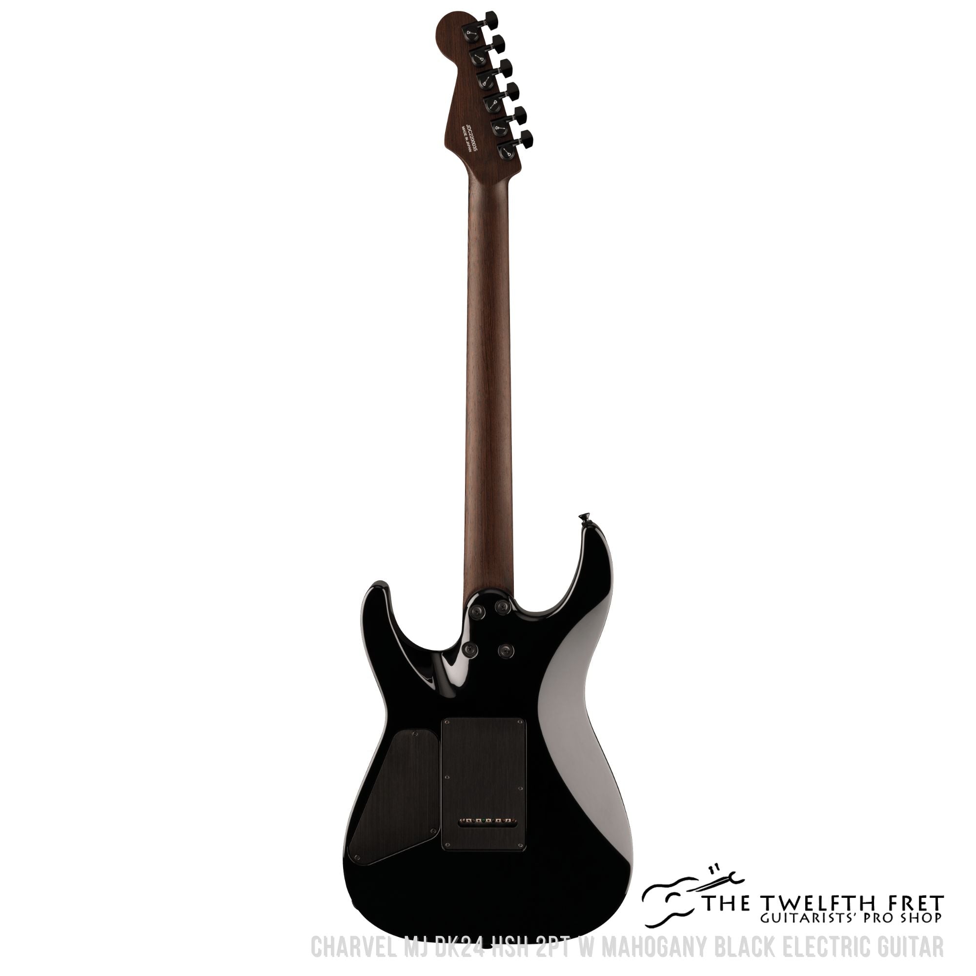Charvel MJ DK24 HSH 2PT W Mahogany Black Electric Guitar - The Twelfth Fret