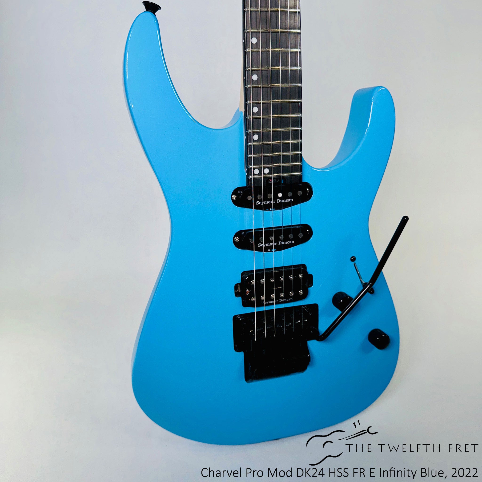 Charvel Pro Mod DK24 HSS FR E Guitar Infinity Blue, 2022 [USED] - The Twelfth Fret