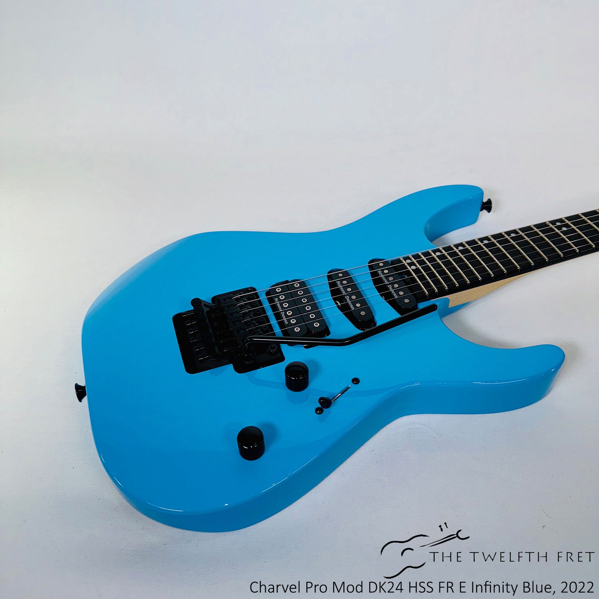 Charvel Pro Mod DK24 HSS FR E Guitar Infinity Blue, 2022 [USED] - The Twelfth Fret