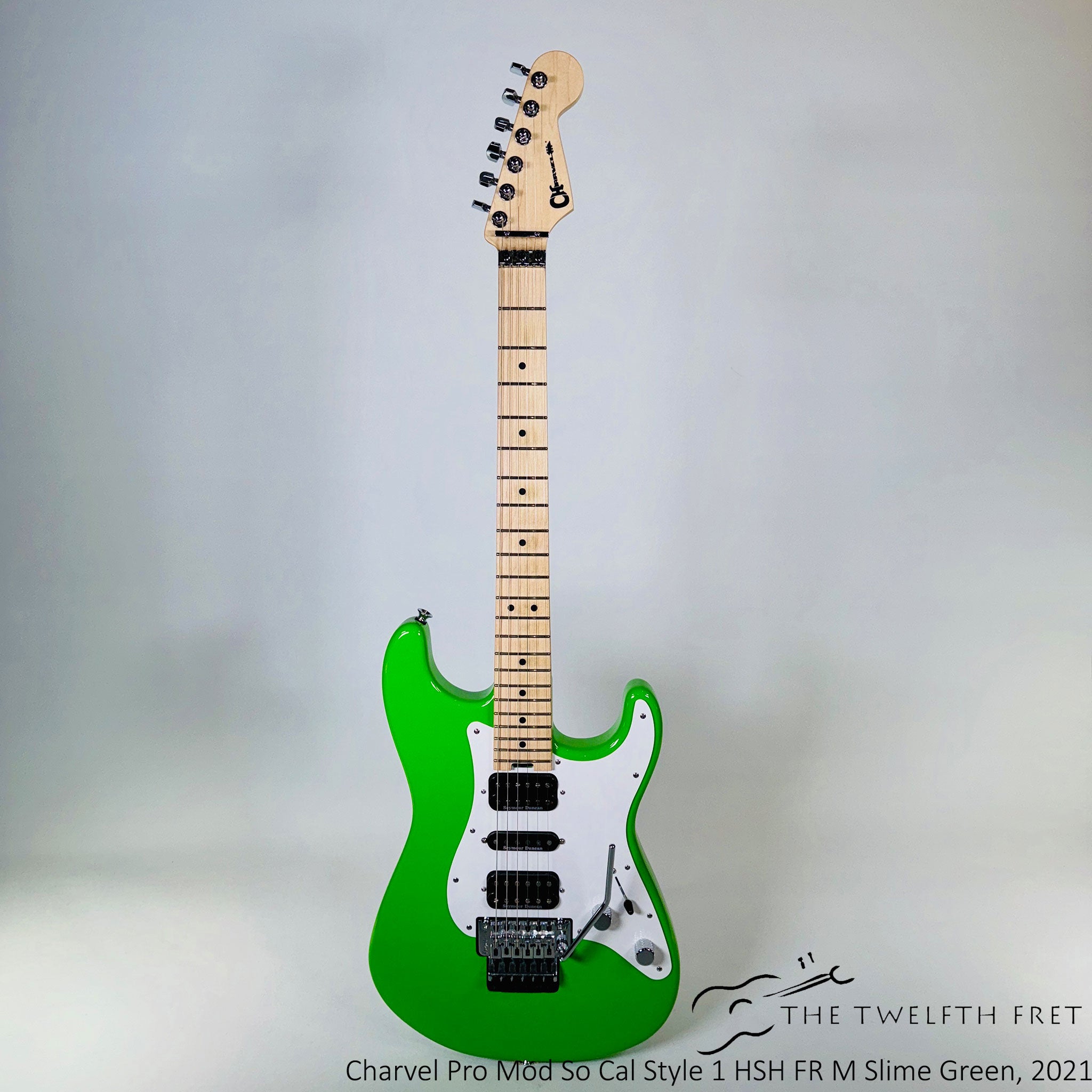 Charvel Pro Mod So Cal Style 1 HSH FR M Slime Green, 2021 [USED] - The Twelfth Fret