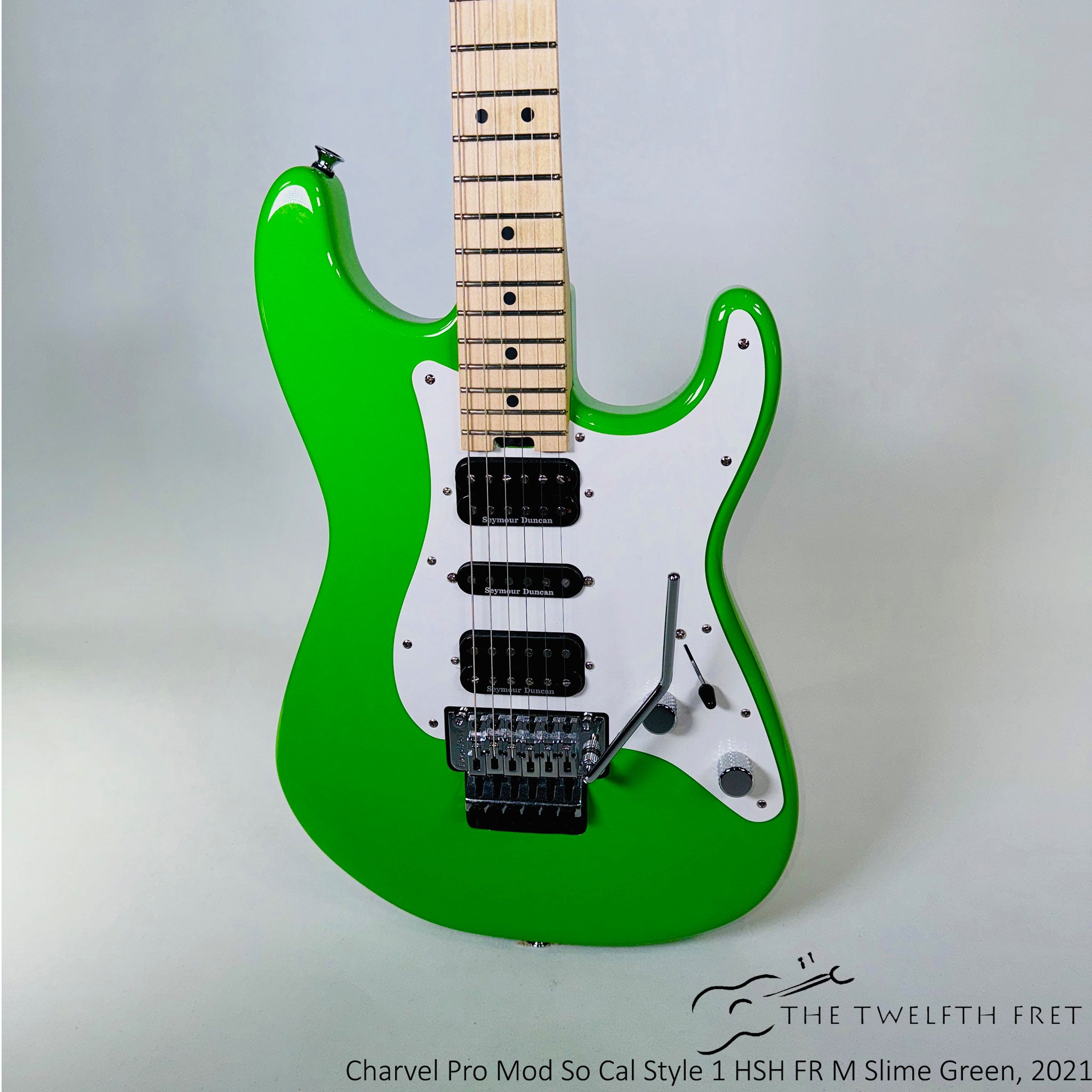 Charvel Pro Mod So Cal Style 1 HSH FR M Slime Green, 2021 [USED] - The Twelfth Fret