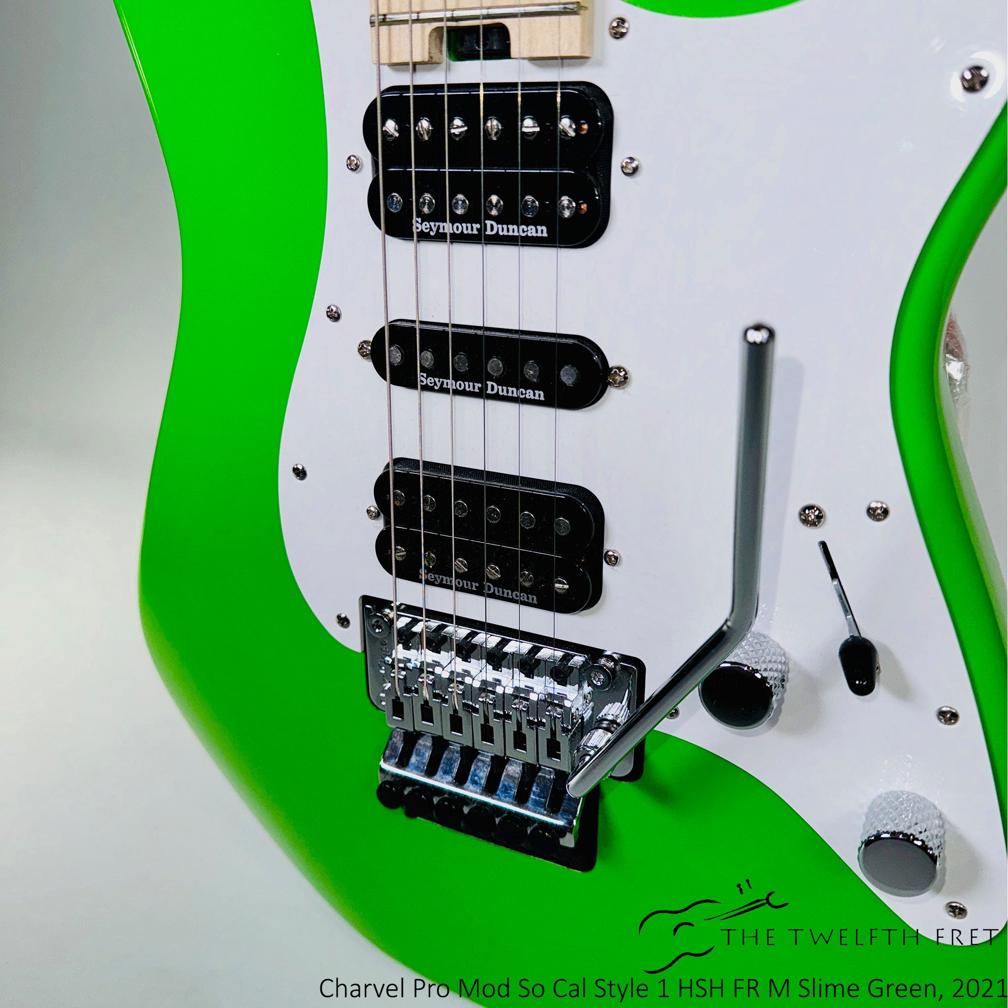 Charvel Pro Mod So Cal Style 1 HSH FR M Slime Green, 2021 [USED] - The Twelfth Fret