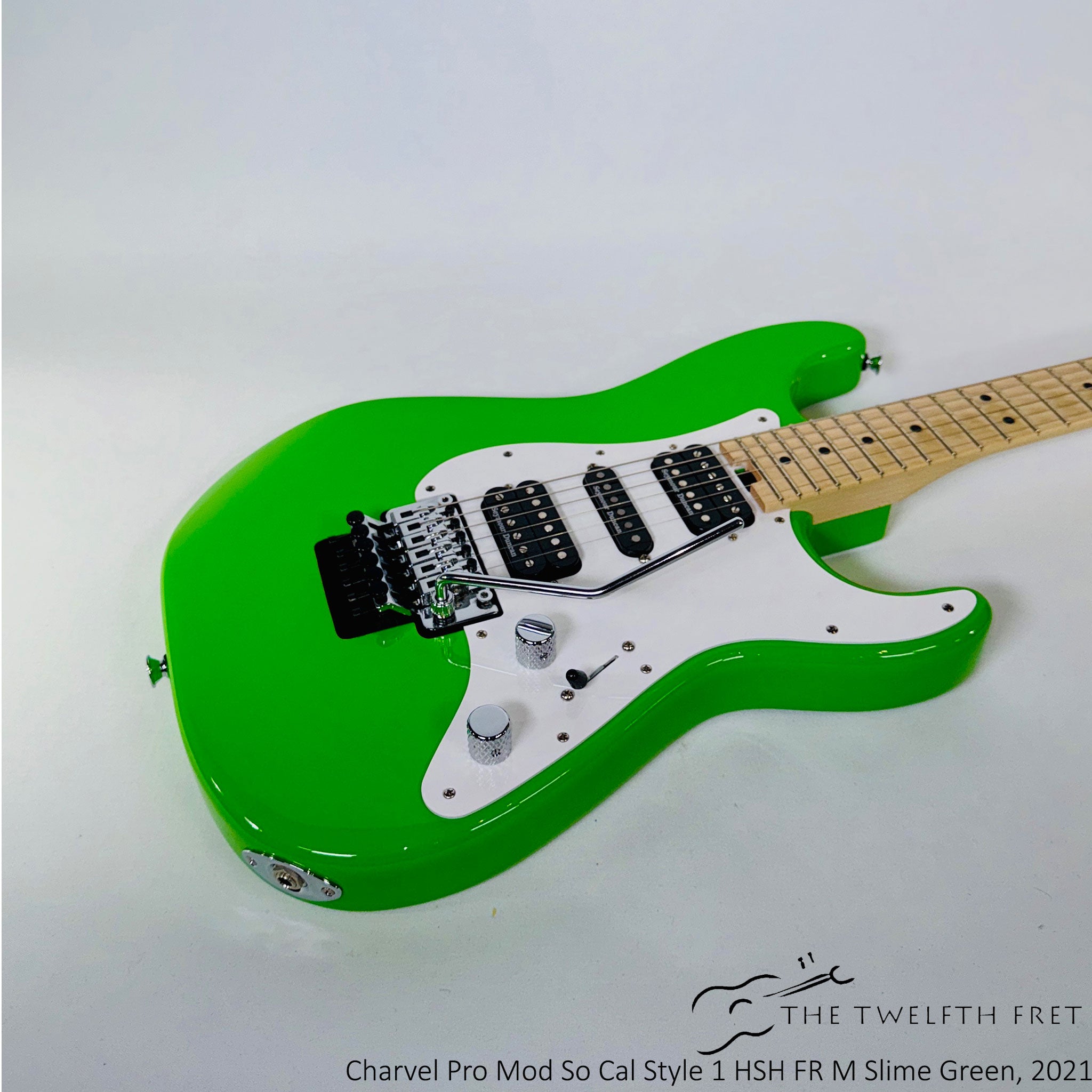 Charvel Pro Mod So Cal Style 1 HSH FR M Slime Green, 2021 [USED] - The Twelfth Fret