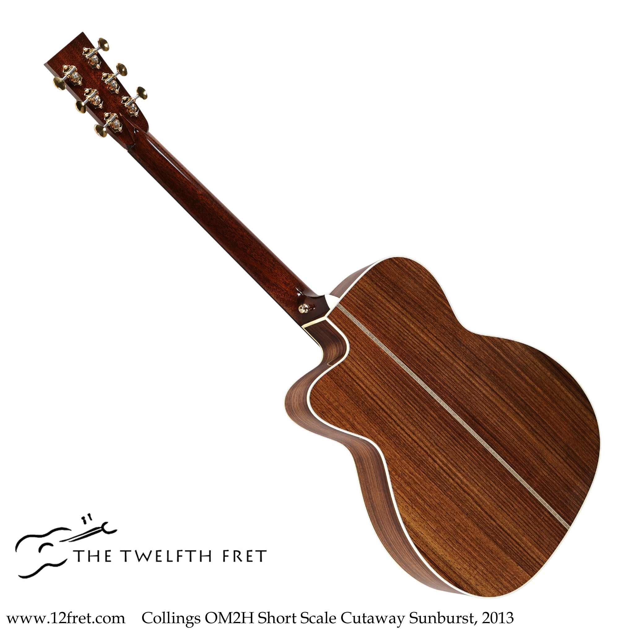 Collings OM2H Short Scale Cutaway Sunburst, 2013 - The Twelfth Fret