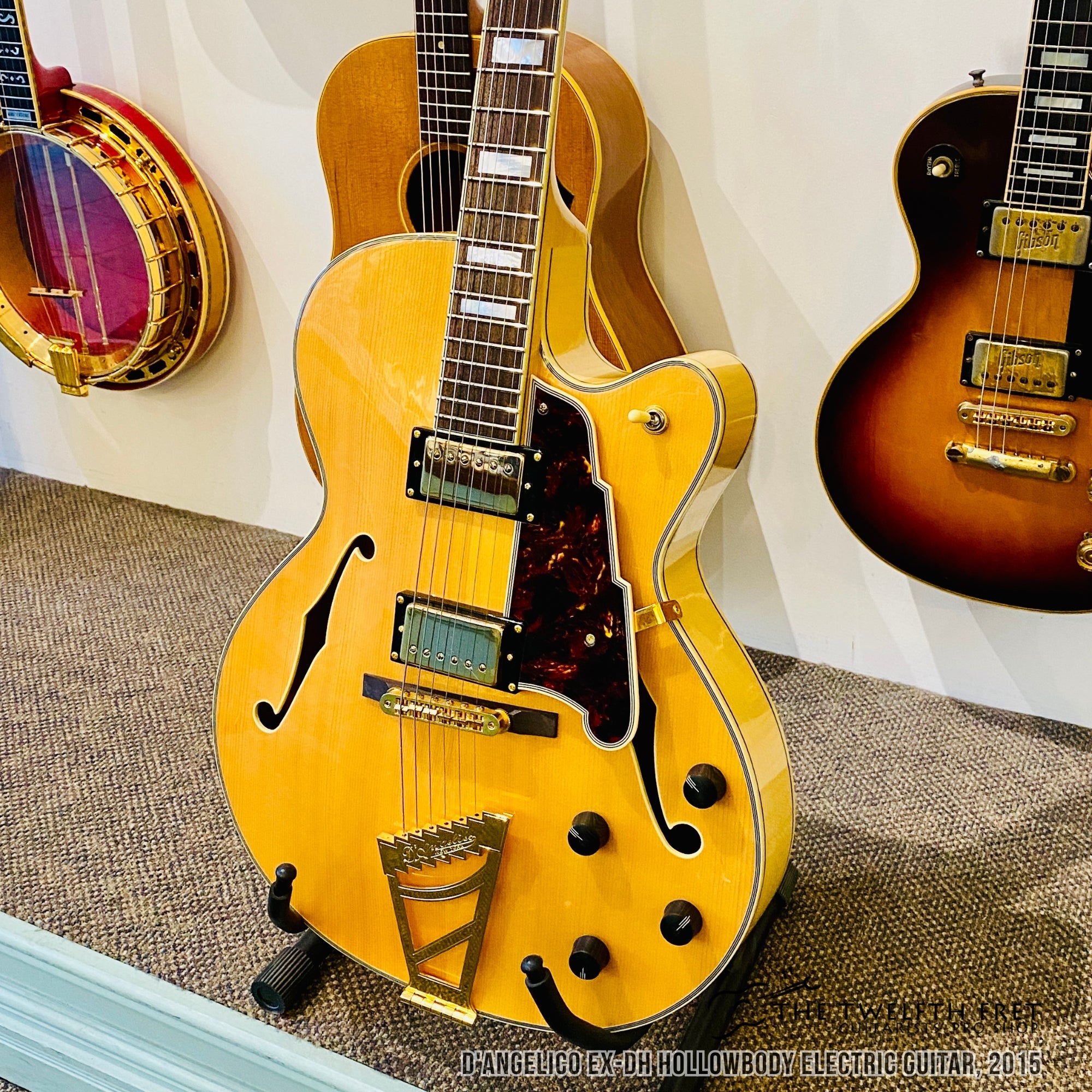 D'Angelico EX-DH Hollowbody Electric Guitar, 2015  - The Twelfth Fret