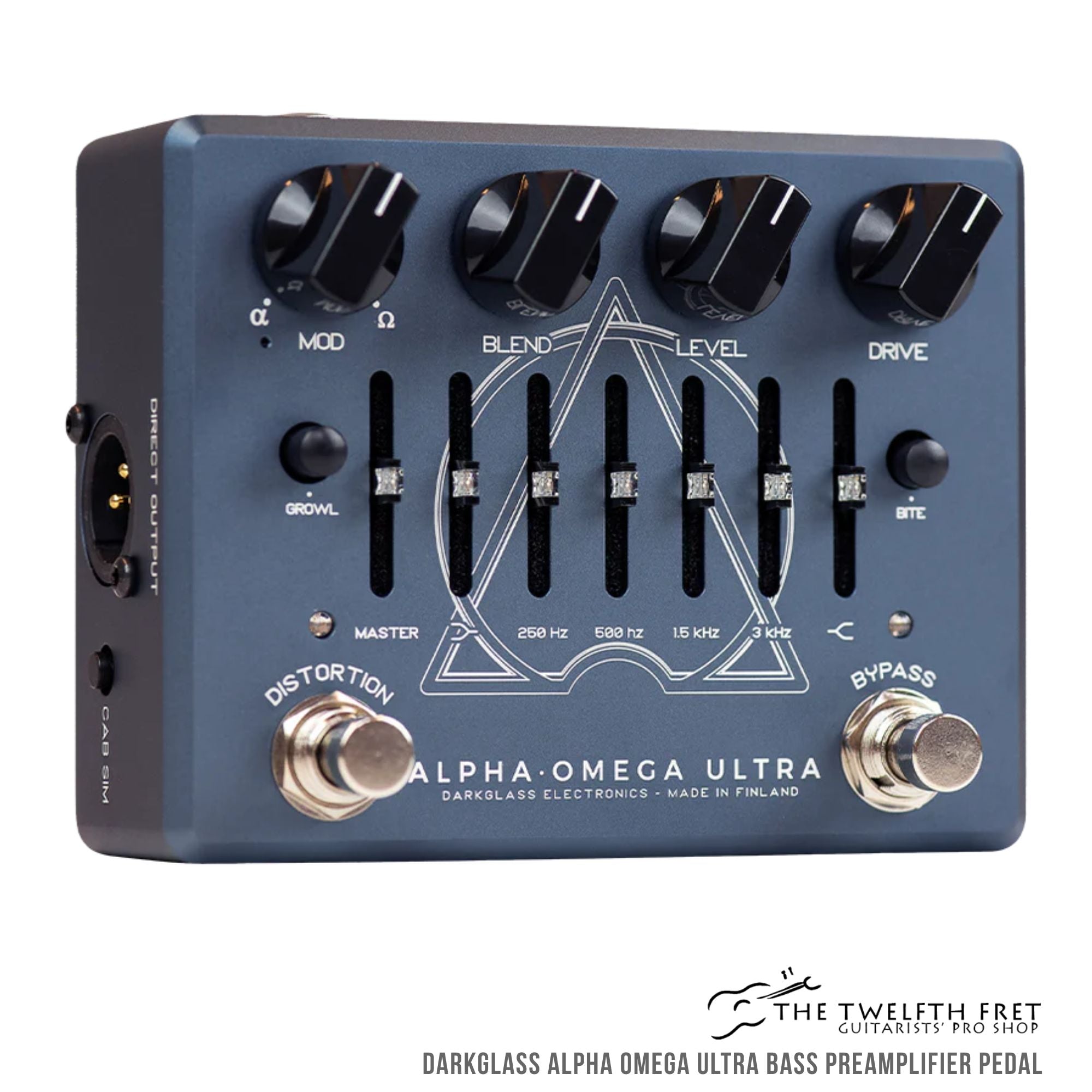 Darkglass Alpha Omega Ultra Bass Preamplifier Pedal - The Twelfth Fret