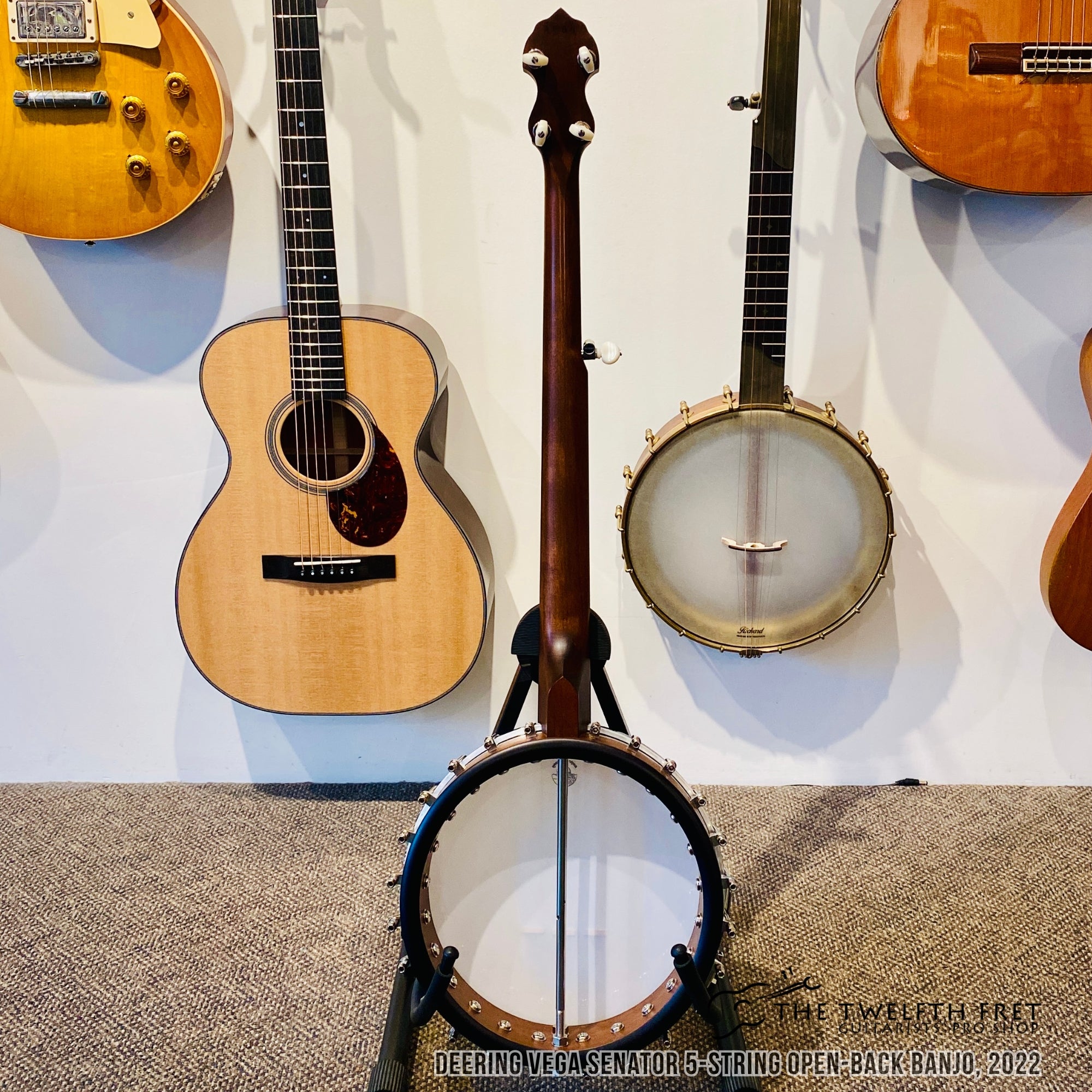 Deering Vega Senator 5-String Open-Back Banjo, 2022 - The Twelfth Fret