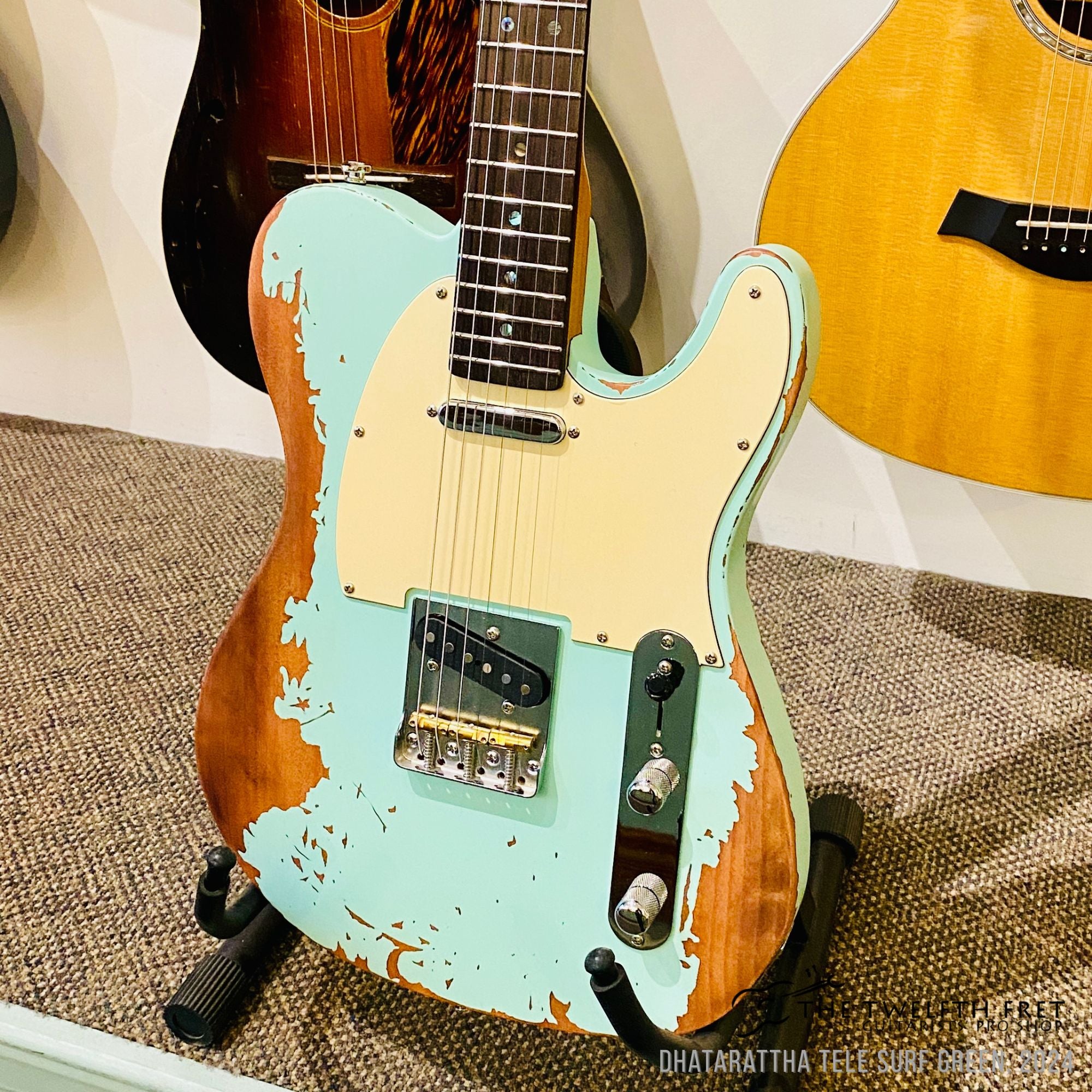 Dhatarattha Tele Surf Green, 2024 - The Twelfth Fret
