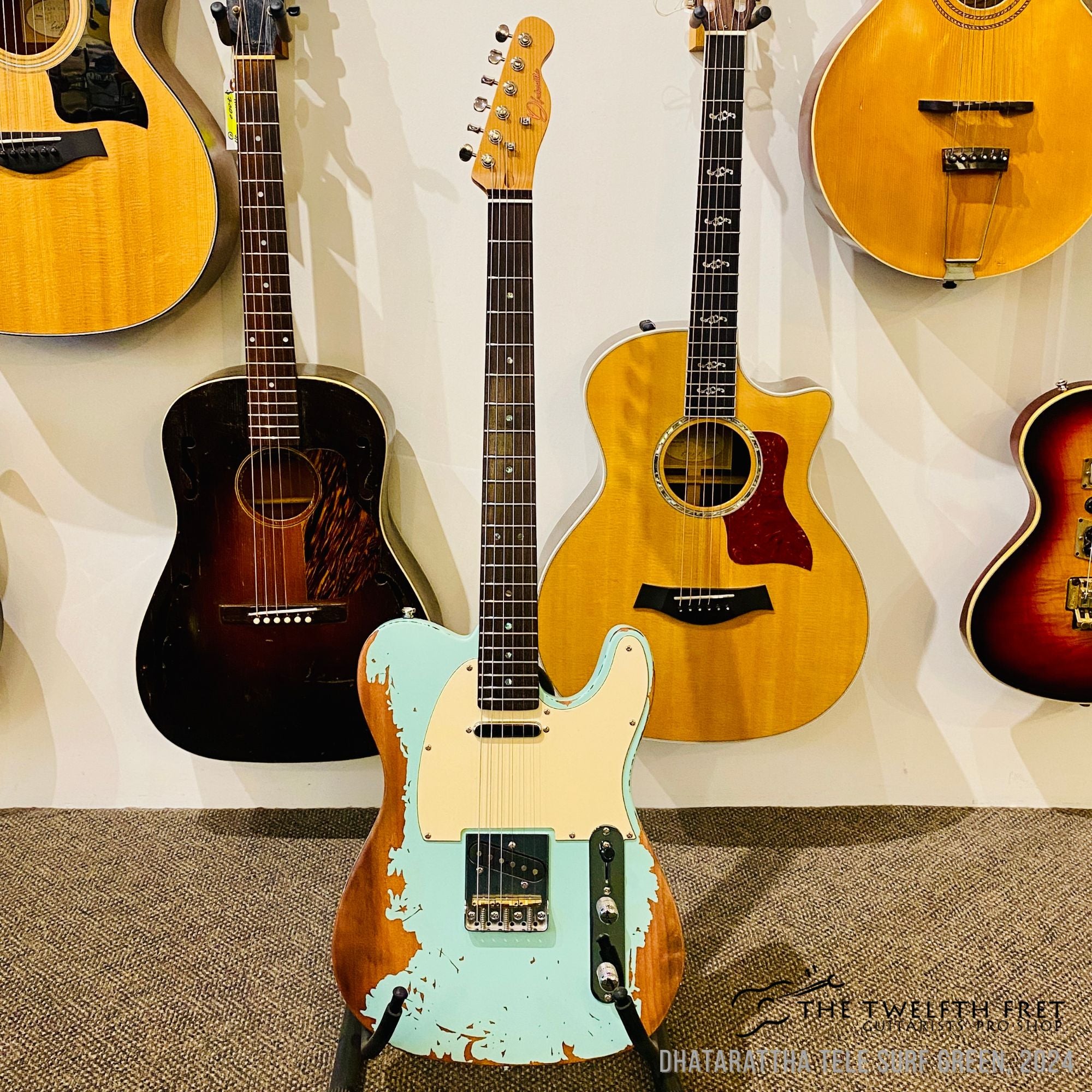 Dhatarattha Tele Surf Green, 2024 - The Twelfth Fret
