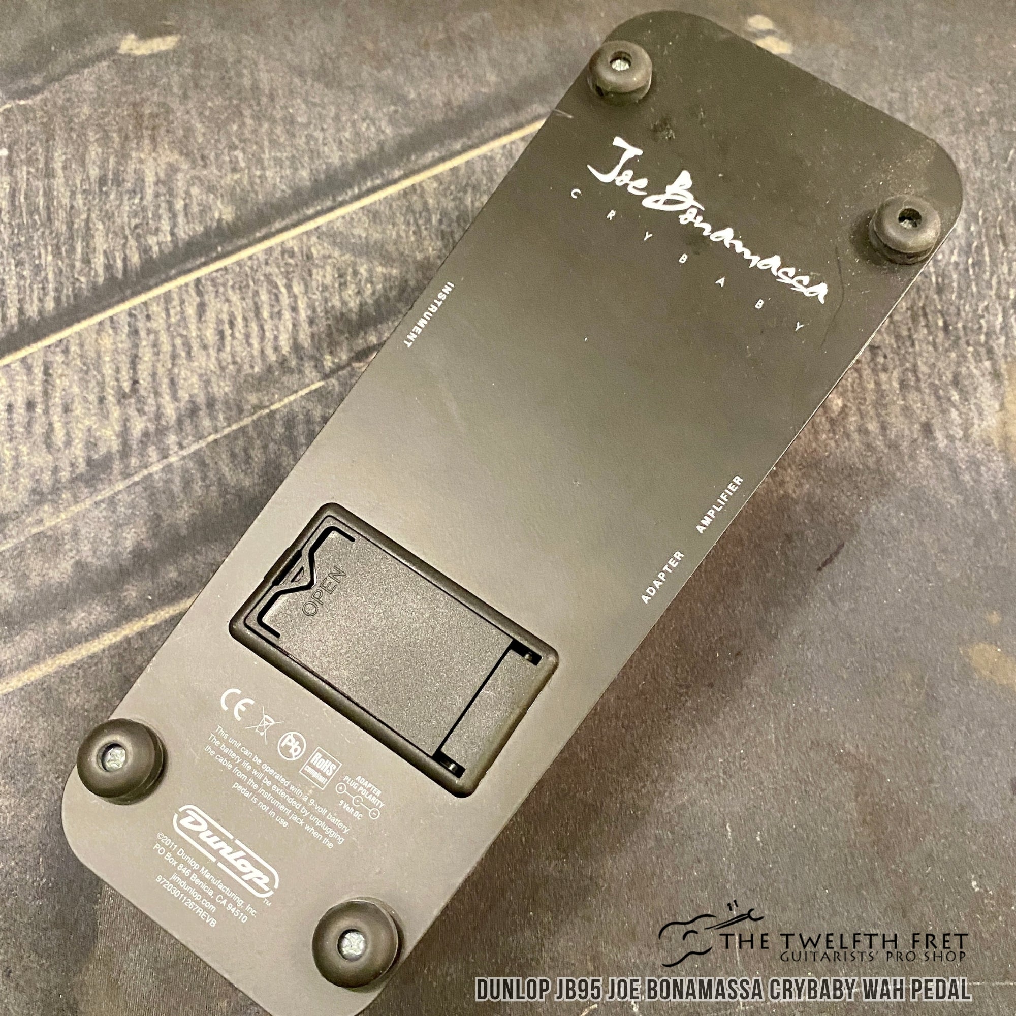 Dunlop JB95 Joe Bonamassa Crybaby Wah Pedal  - The Twelfth Fret