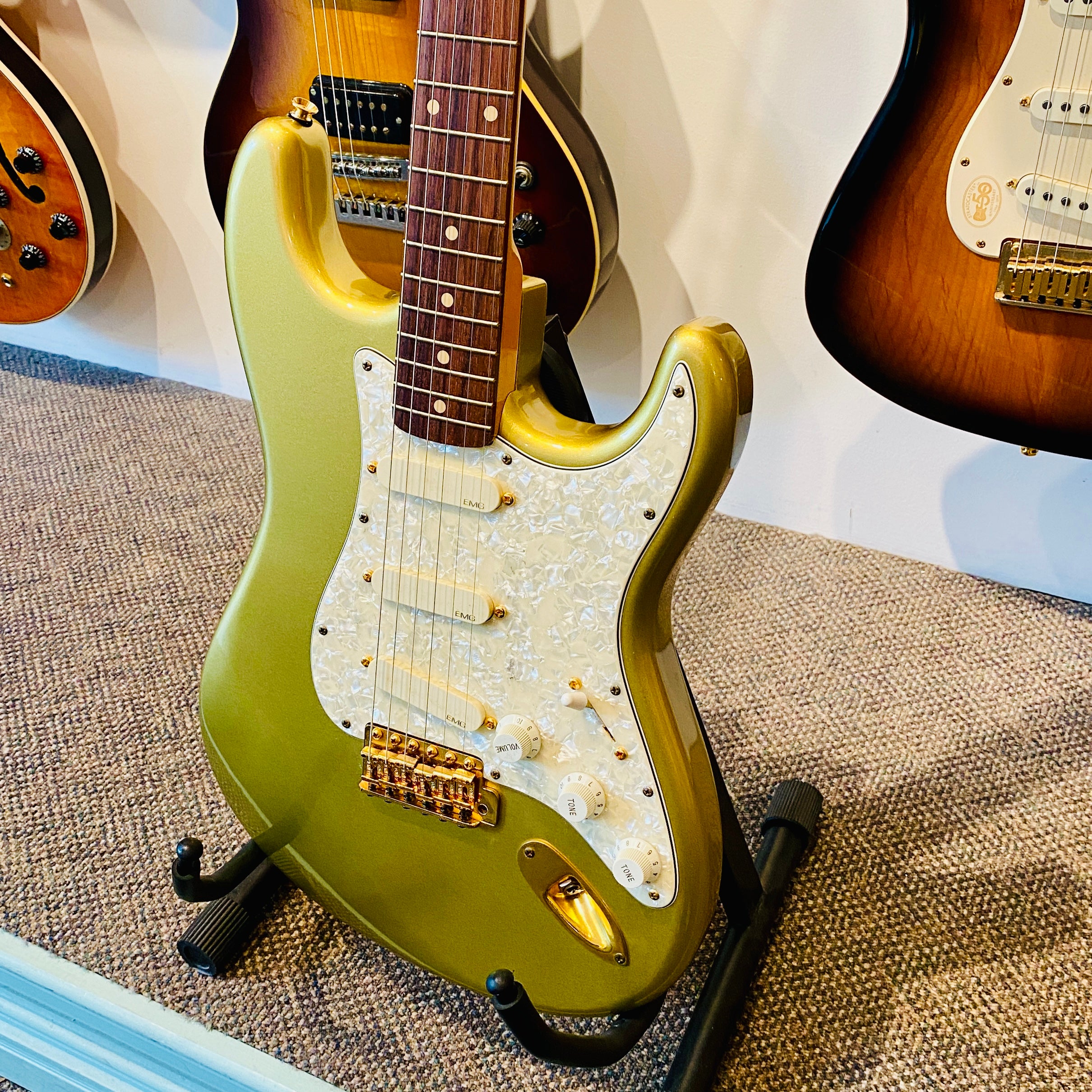 Partscaster Solidbody Electric Guitar Shoreline Gold [USED]