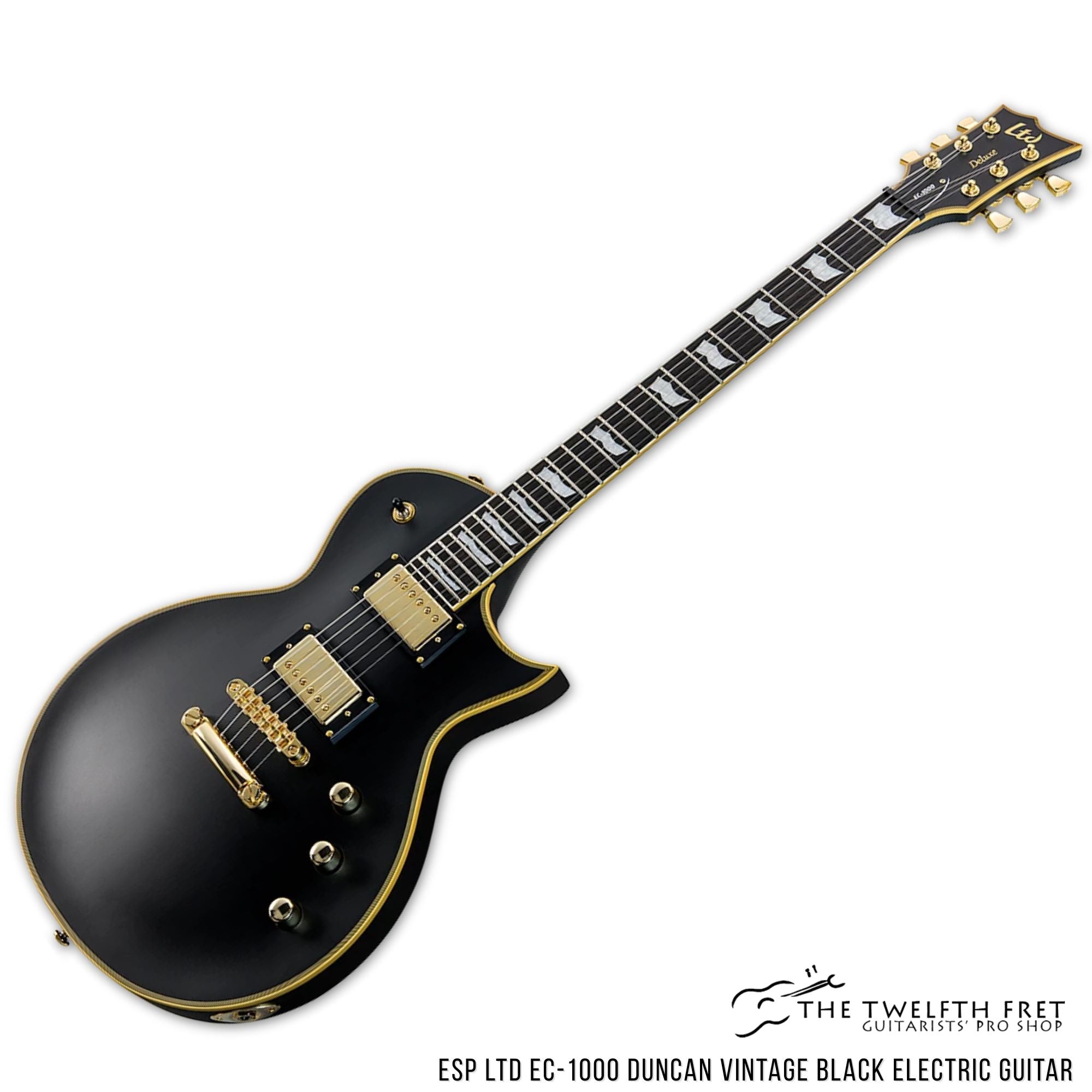 ESP LTD EC-1000 Duncan Vintage Black Electric Guitar - The Twelfth Fret