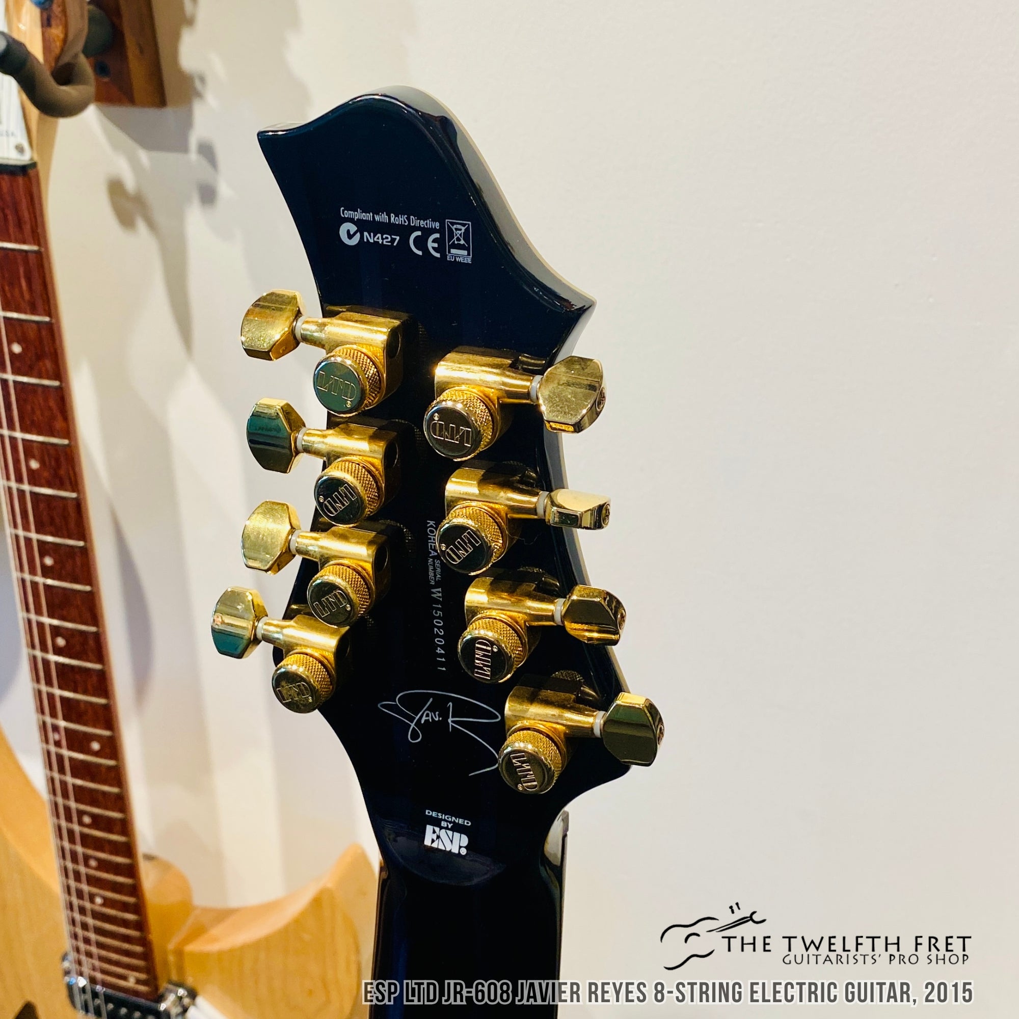 ESP LTD JR-608 Javier Reyes 8-String Electric Guitar, 2015 - The Twelfth Fret