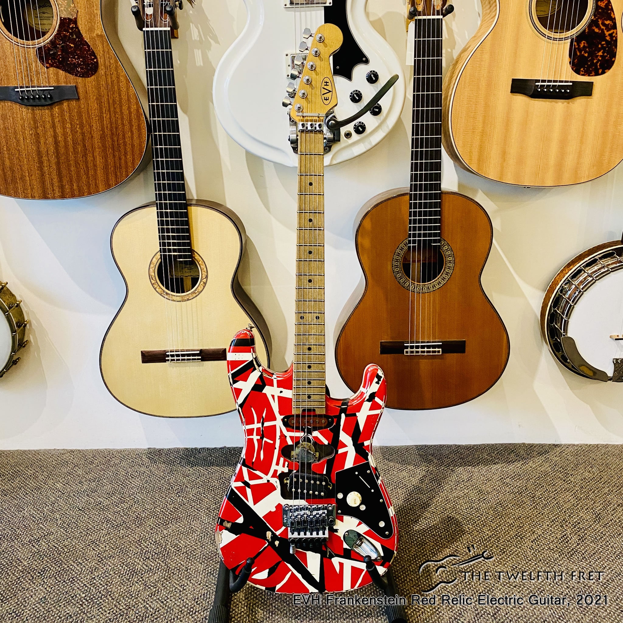 EVH Frankenstein Red Relic Electric Guitar, 2021 - The Twelfth Fret