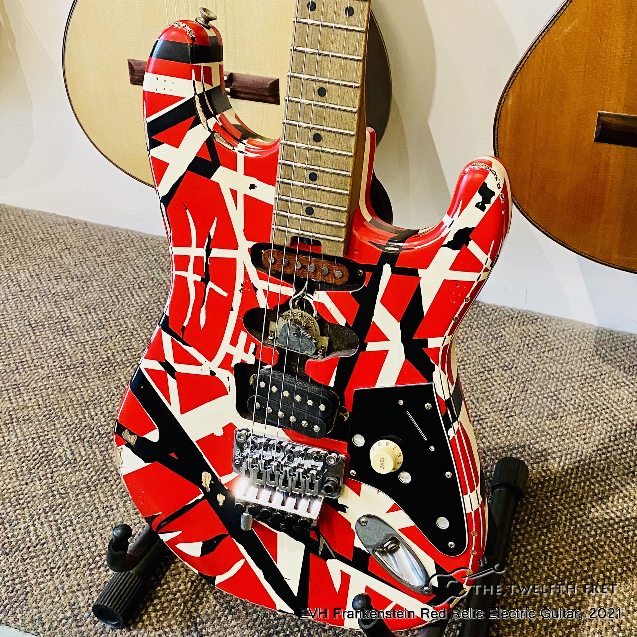 EVH Frankenstein Red Relic Electric Guitar, 2021 - The Twelfth Fret