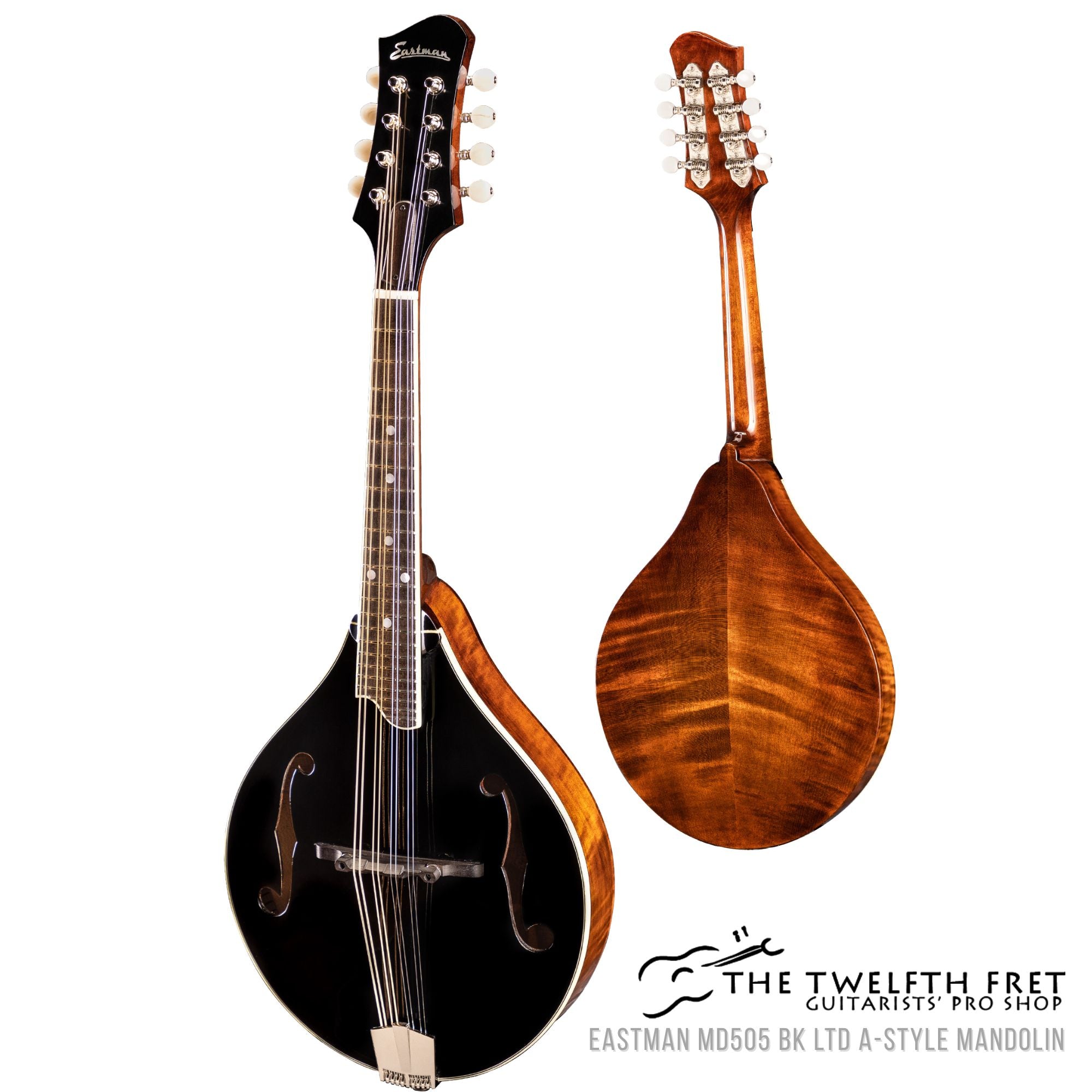 Eastman MD505 BK LTD A-Style Mandolin - The Twelfth Fret