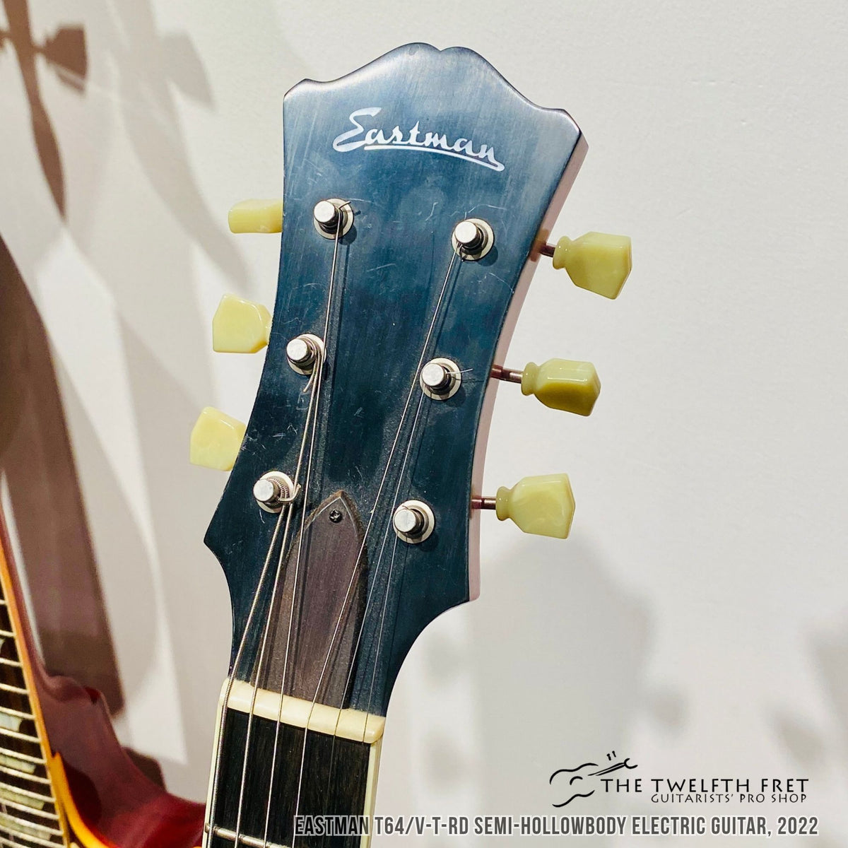Eastman T64V-T-RD Semi-Hollowbody Electric Guitar, 2022 - The Twelfth Fret