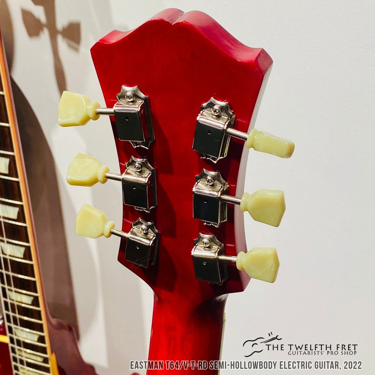 Eastman T64V-T-RD Semi-Hollowbody Electric Guitar, 2022 - The Twelfth Fret