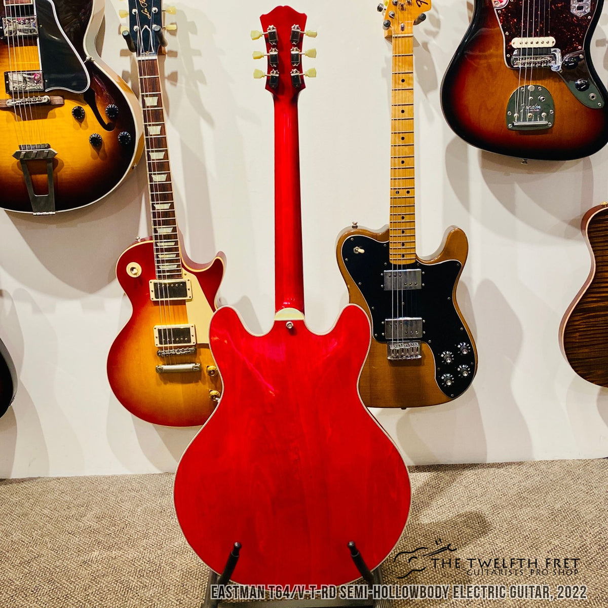 Eastman T64V-T-RD Semi-Hollowbody Electric Guitar, 2022 - The Twelfth Fret