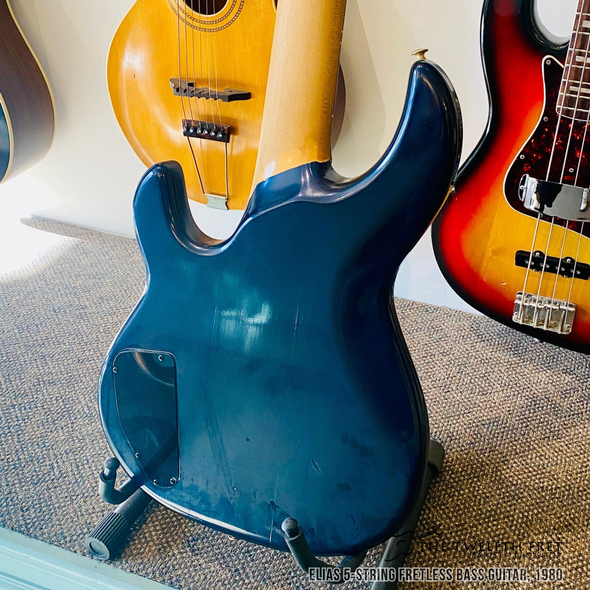 Elias 5 String Fretless Bass Guitar, 1980 - The Twelfth Fret