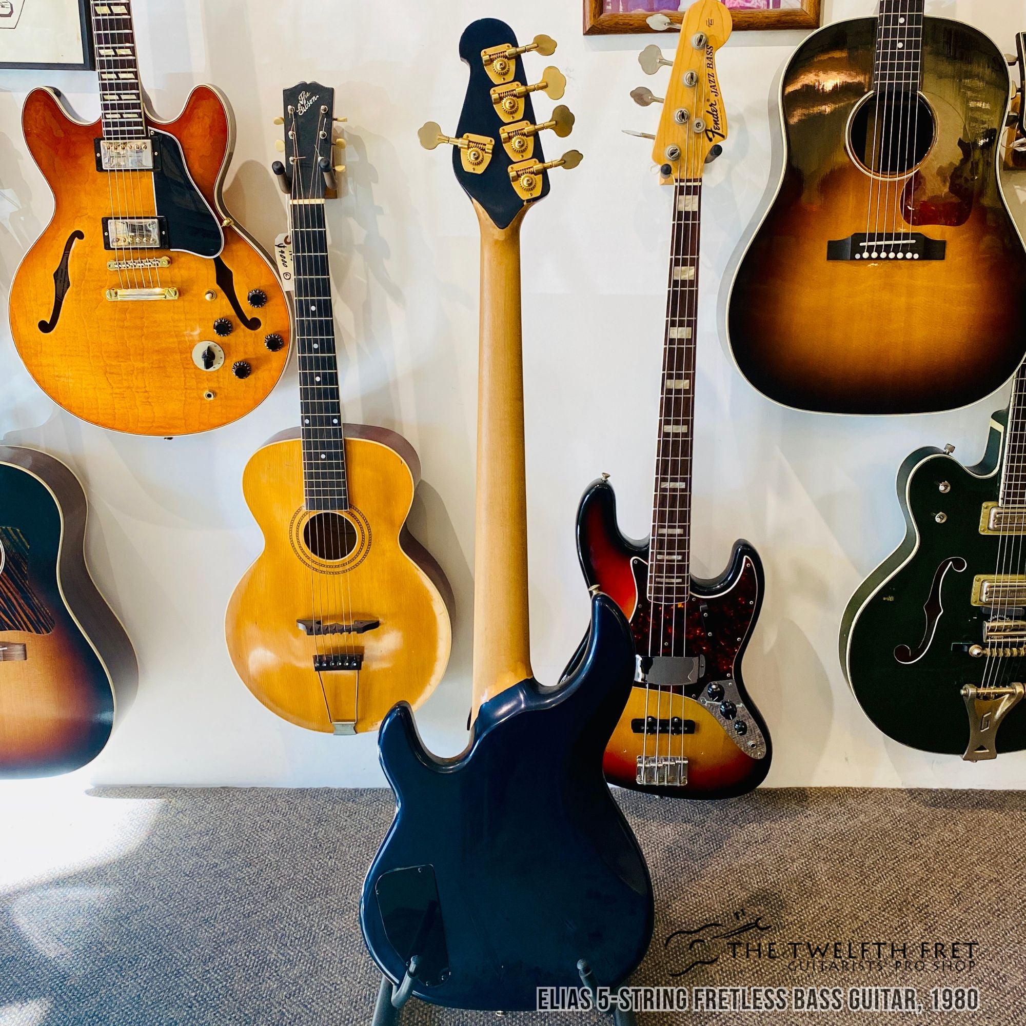 Elias 5 String Fretless Bass Guitar, 1980 - The Twelfth Fret