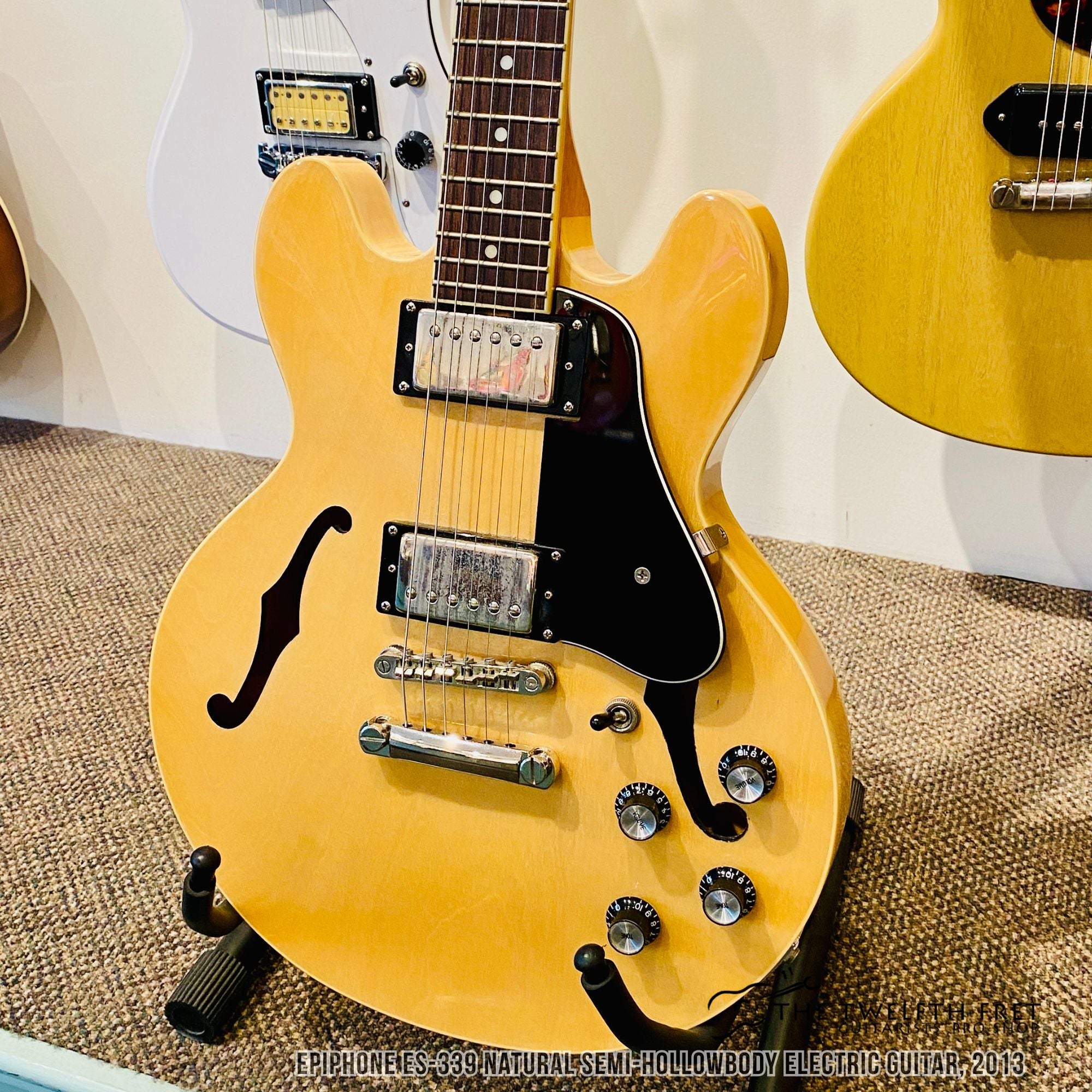 Epiphone ES-339 Natural Semi-Hollowbody Electric Guitar, 2013 - The Twelfth Fret