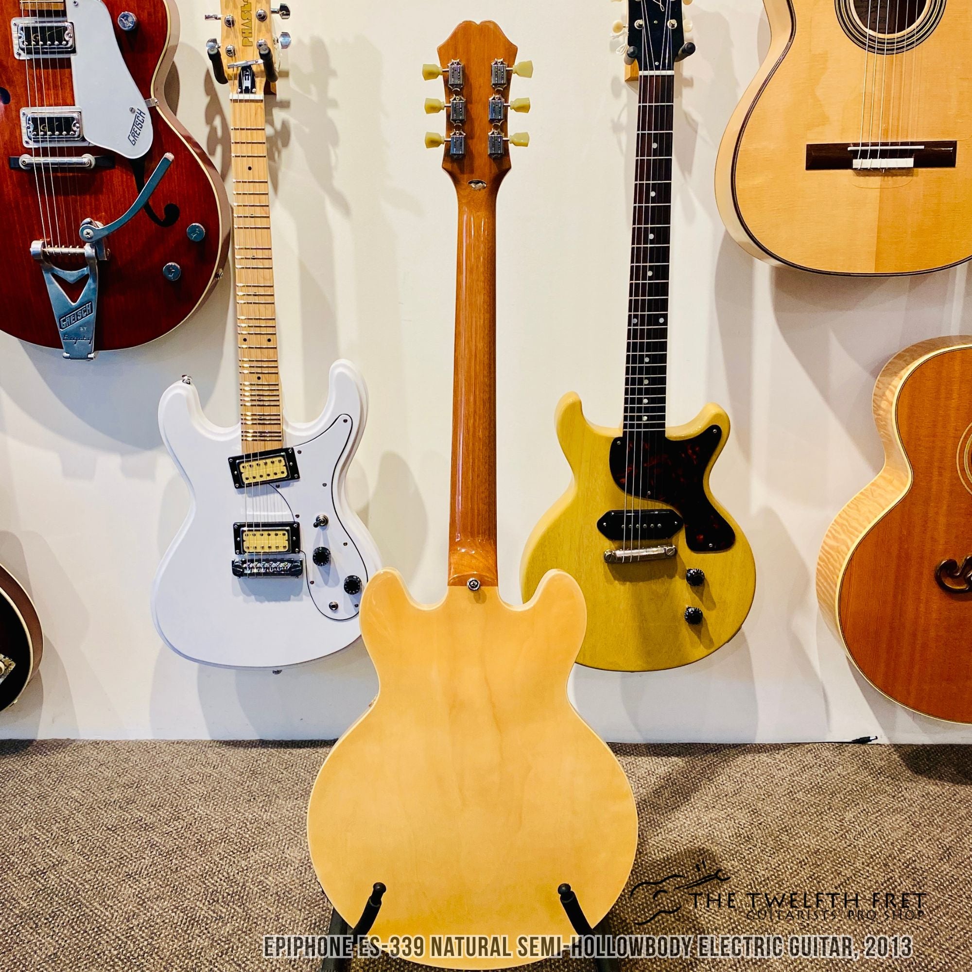 Epiphone ES-339 Natural Semi-Hollowbody Electric Guitar, 2013 - The Twelfth Fret